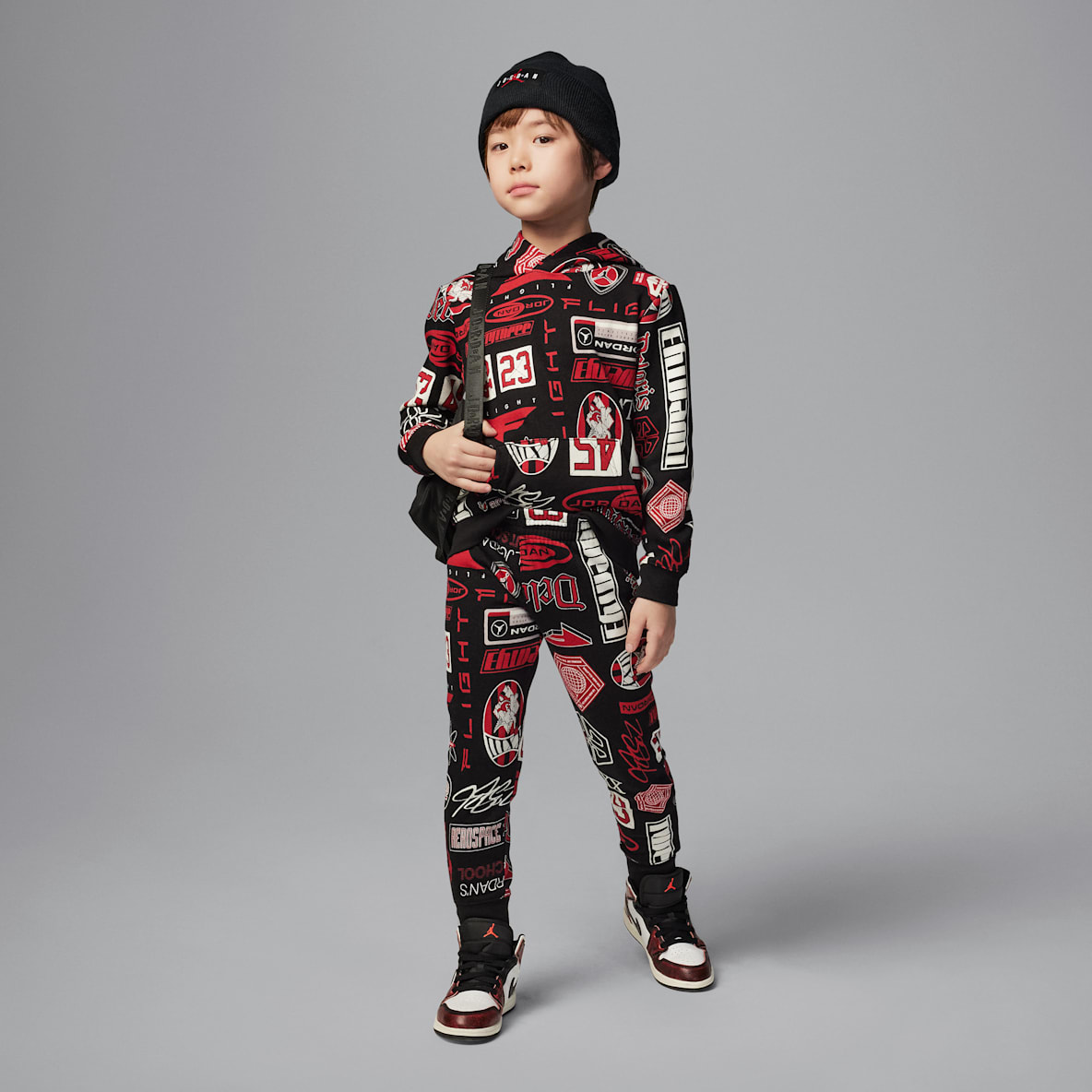 Jordan Jordan Younger Kids' Brooklyn Printed Fleece 2-Piece Pullover Hoodie Set