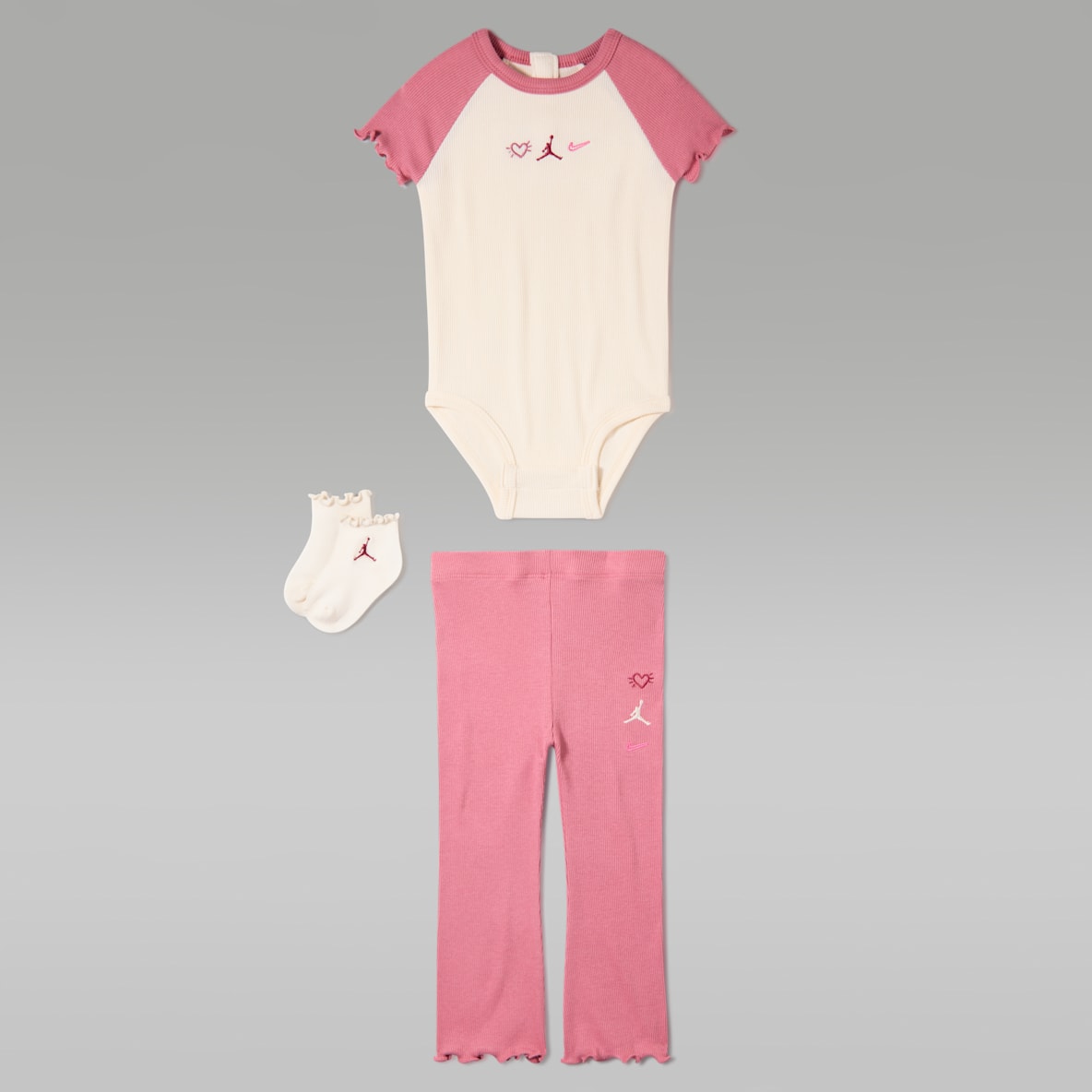 Jordan Baby (0-9M) Love is in the "Air" 3-Piece Boxed Set
