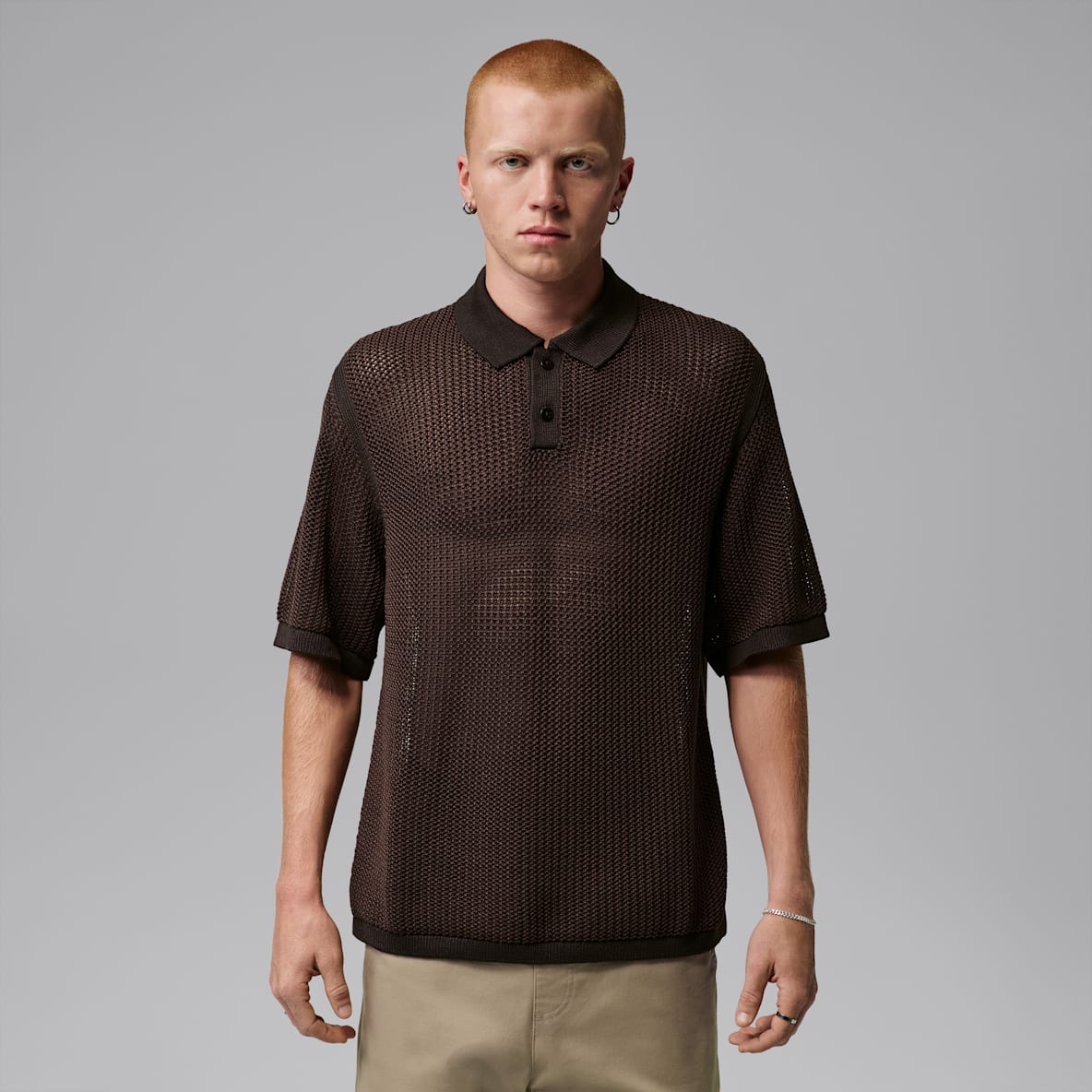 Jordan Flight Men's Short-Sleeve Knit Polo