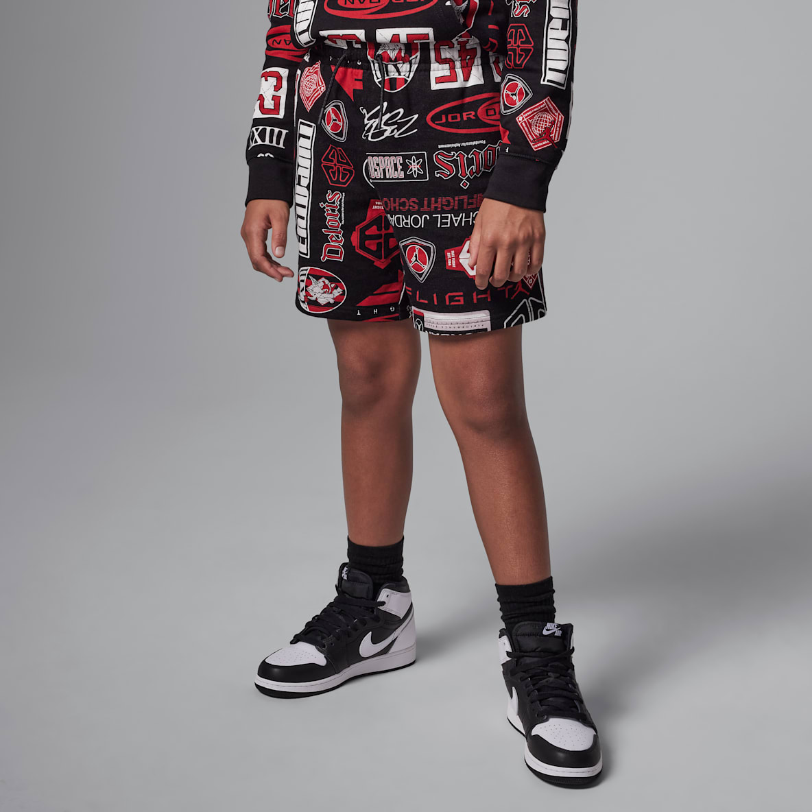 Jordan Essentials Jordan Essentials Shorts de French Terry estampados para niños talla grande