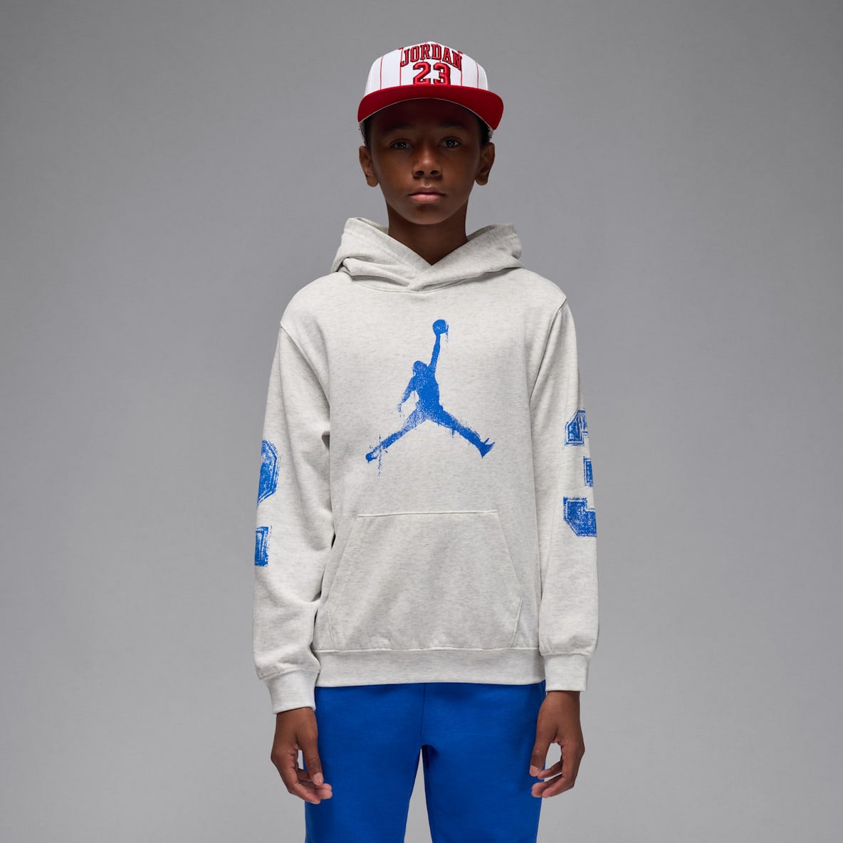 Jordan MVP Jordan MVP Sudadera con gorro Jumpman de French Terry para niños talla grande