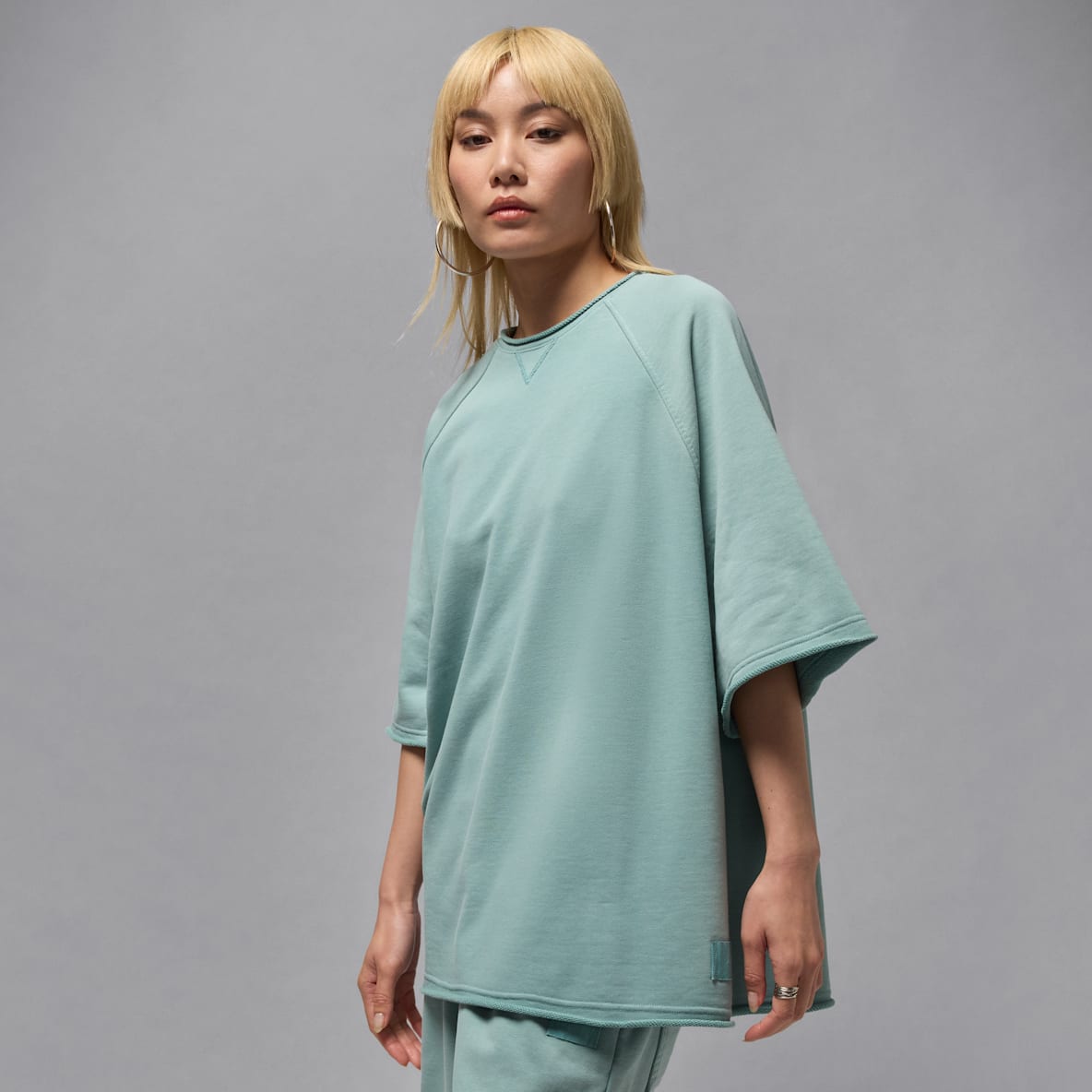 Jordan Flight Fleece Jordan Flight Fleece Women's Oversized Short-Sleeve French Terry Top