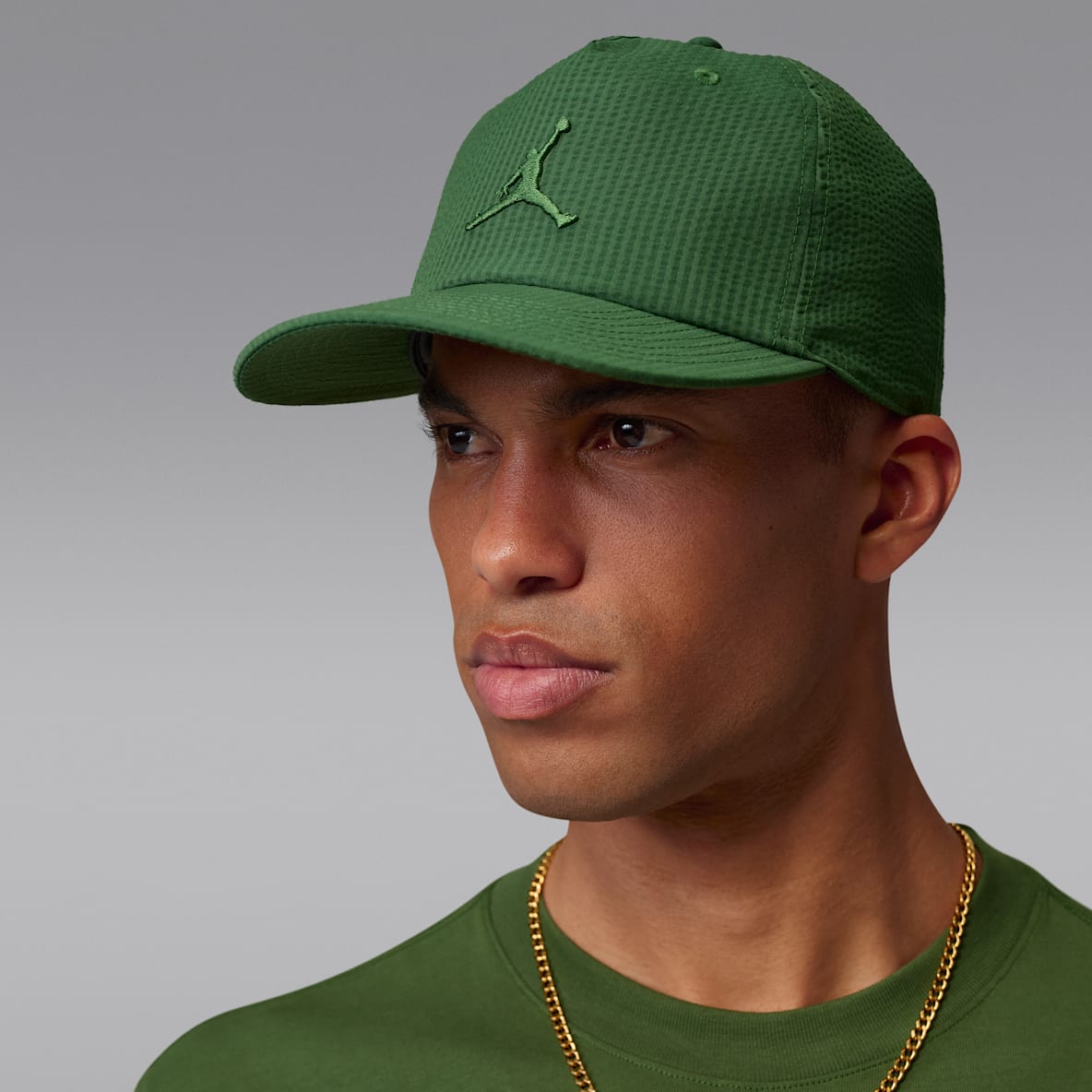 조던 프로 드라이 핏 언스트럭처 플랫 브림 골프 모자