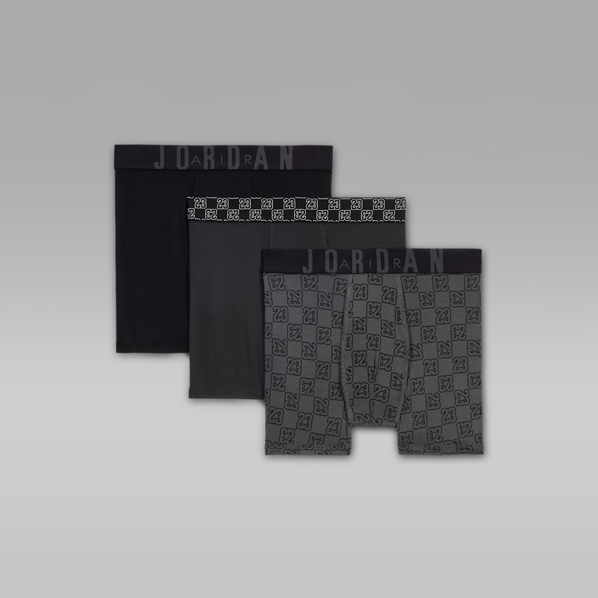 Jordan Jordan Big Kids' 23 Monogram Boxer Briefs (3-Pack)