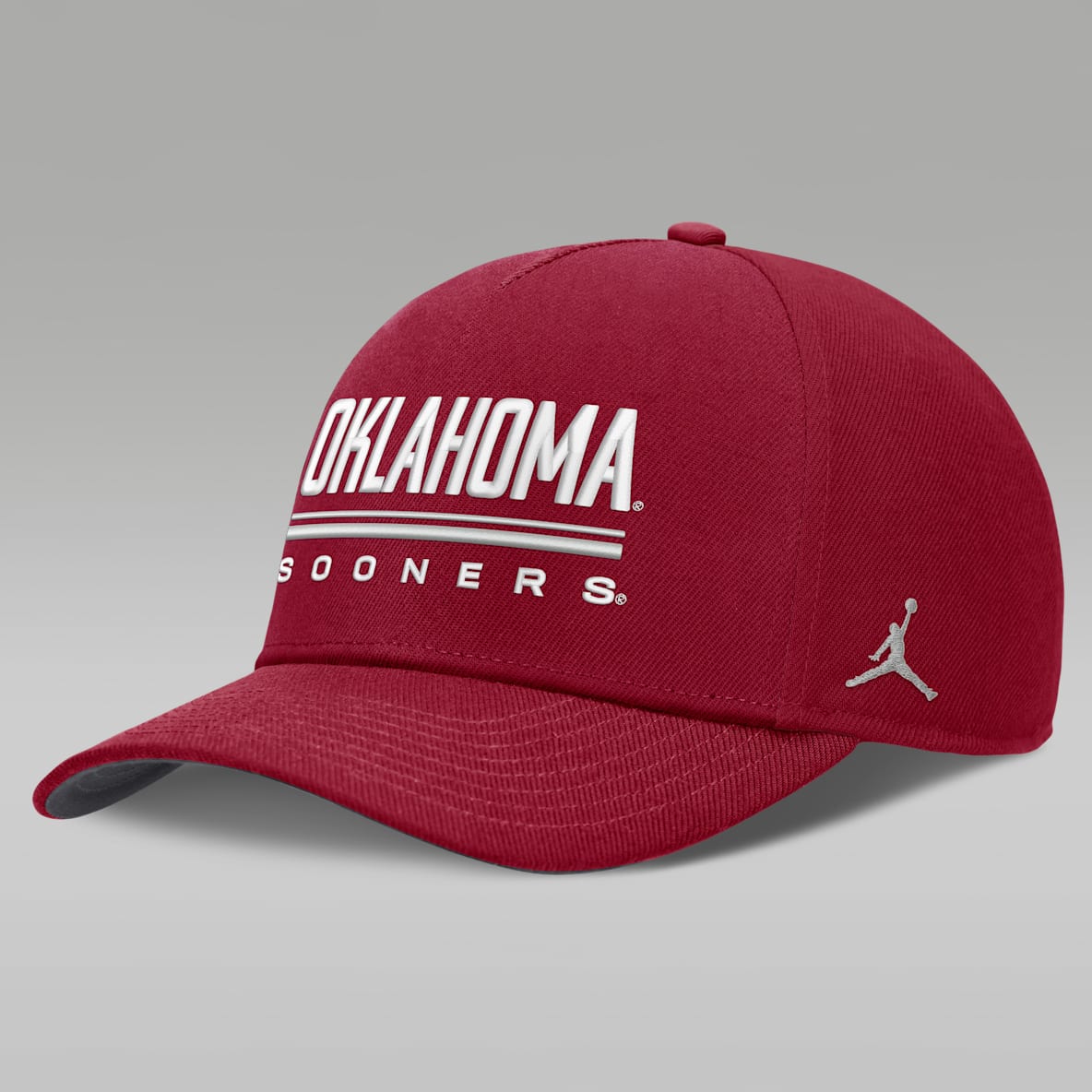Oklahoma Sideline Practice Rise Men's Jordan Brand Dri-FIT College Adjustable Hat