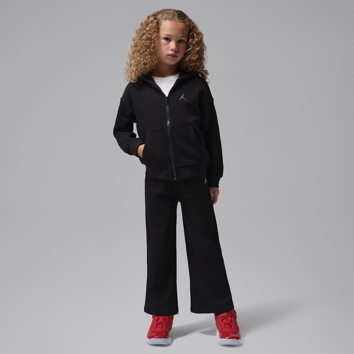 Jordan Brooklyn Fleece Little Kids' 2-Piece Full-Zip Hoodie Set