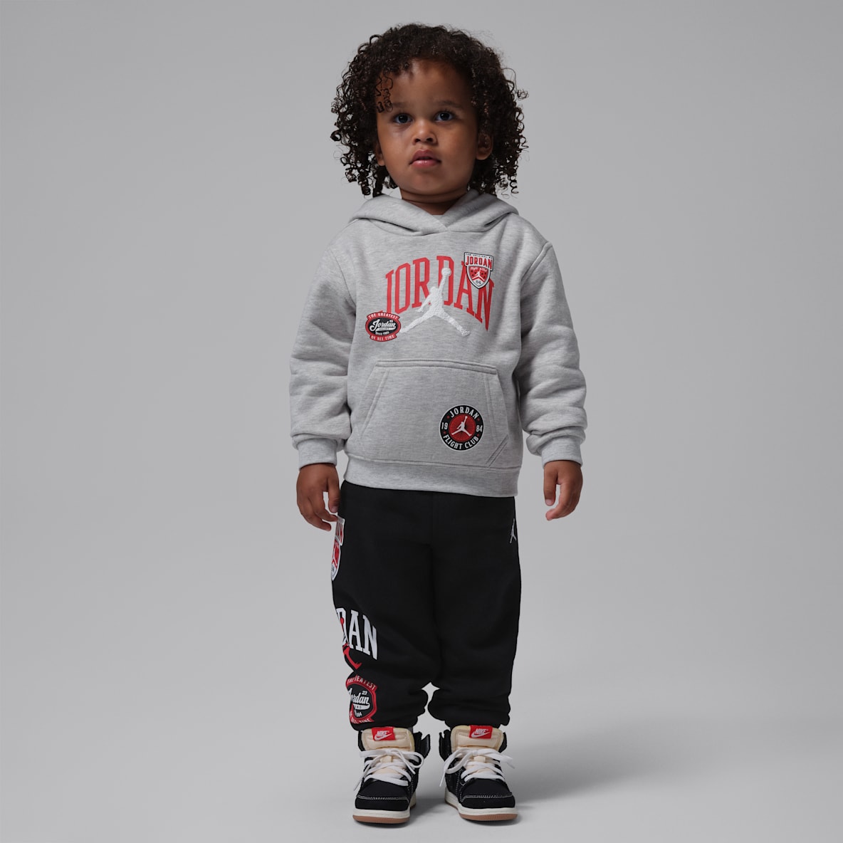 Jordan Conjunto de sudadera con gorro sin cierre Interstate 23 de 2 piezas con tejido Fleece infantil