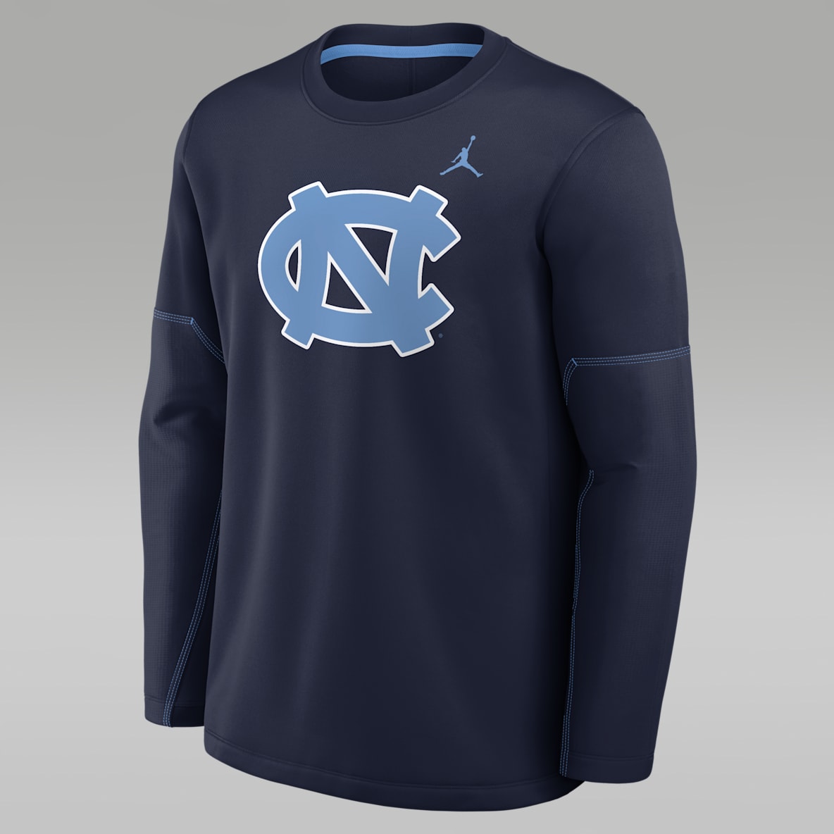 North Carolina Sideline Coaches Men's Jordan Brand Therma-FIT College Long-Sleeve T-Shirt