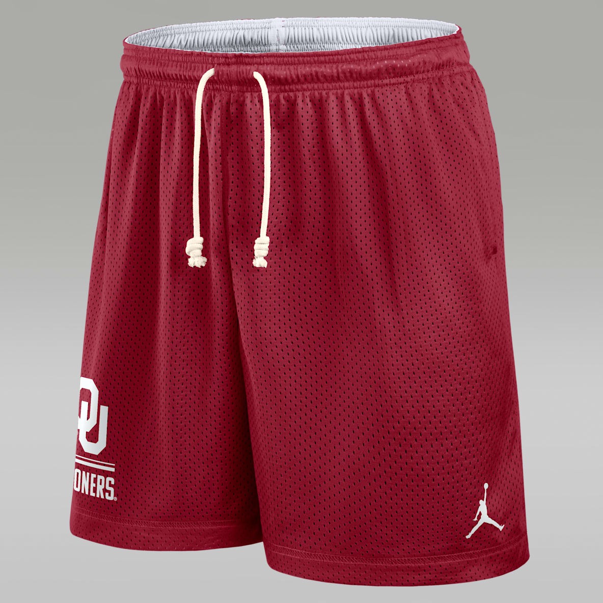 Oklahoma Courtside Men's Jordan Brand Dri-FIT College Reversible Shorts