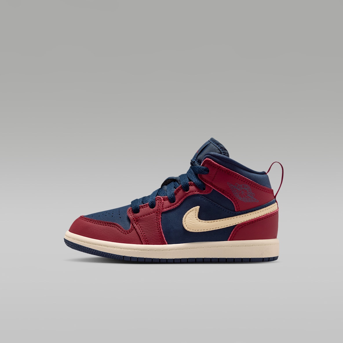 Jordan 1 Mid SE Tenis para niños de preescolar