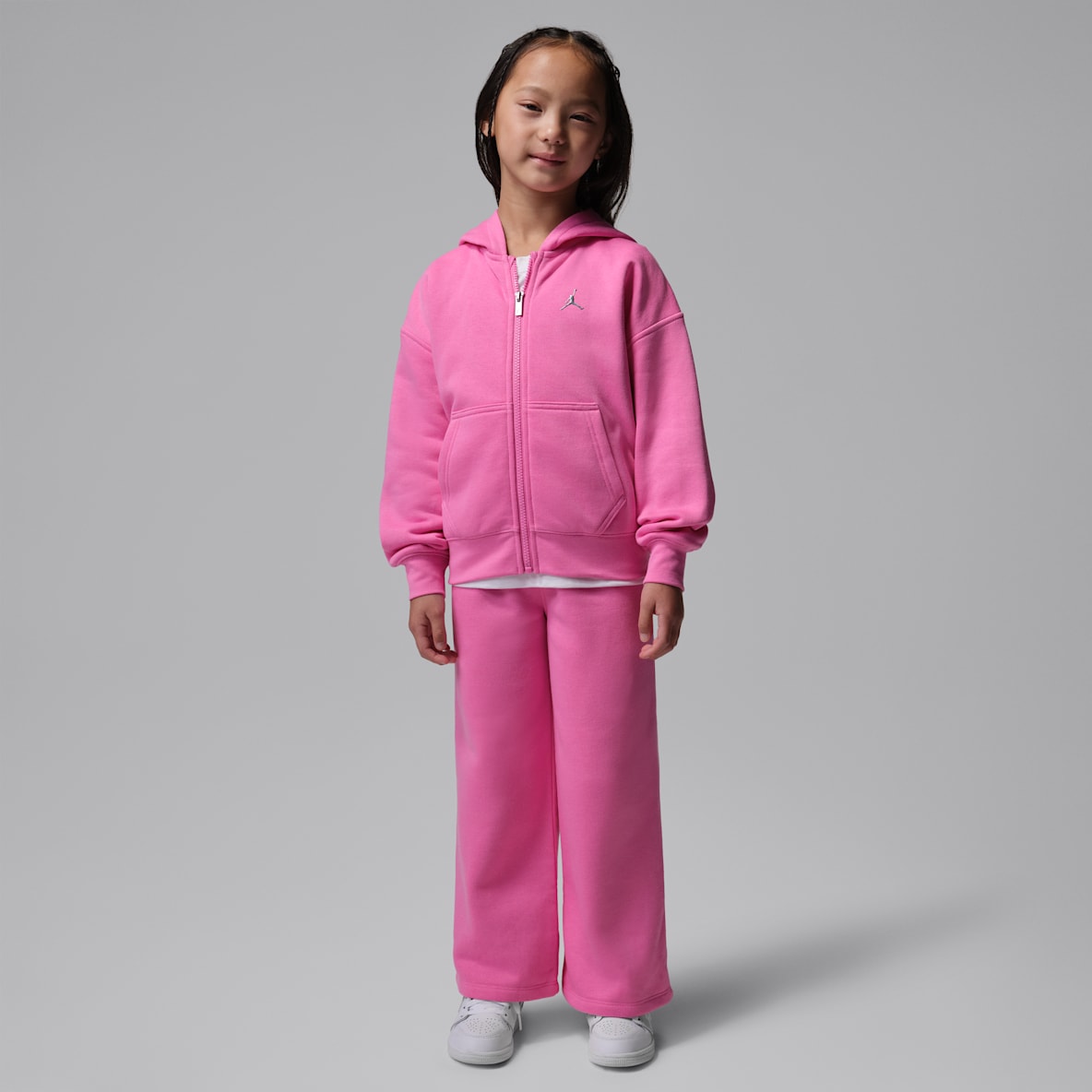 Jordan Brooklyn Fleece Little Kids' 2-Piece Full-Zip Hoodie Set