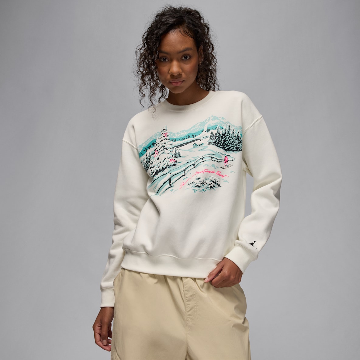 Jordan Brooklyn Fleece Jordan Brooklyn Fleece Sudadera de cuello redondo para mujer