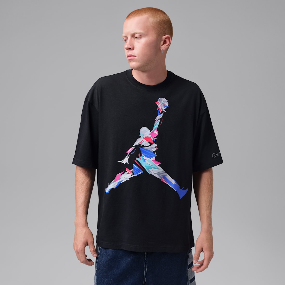 ジョーダン ブルックリン メンズ オーバーサイズド グラフィック Tシャツ