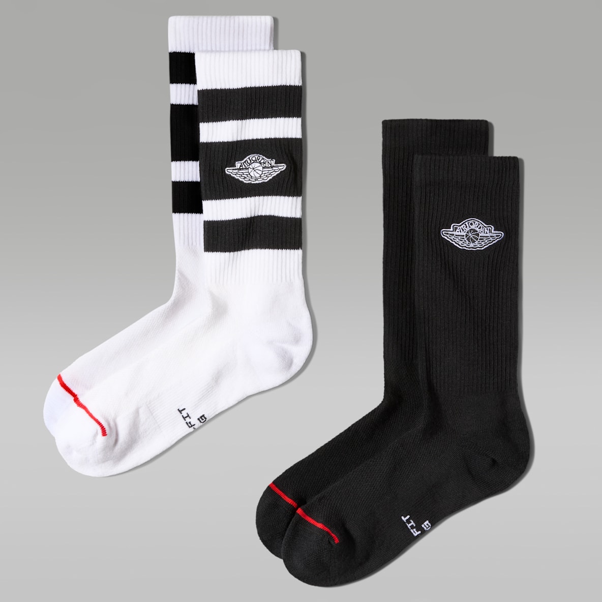 Jordan Everyday Elevated Crew Socks (2 Pairs)