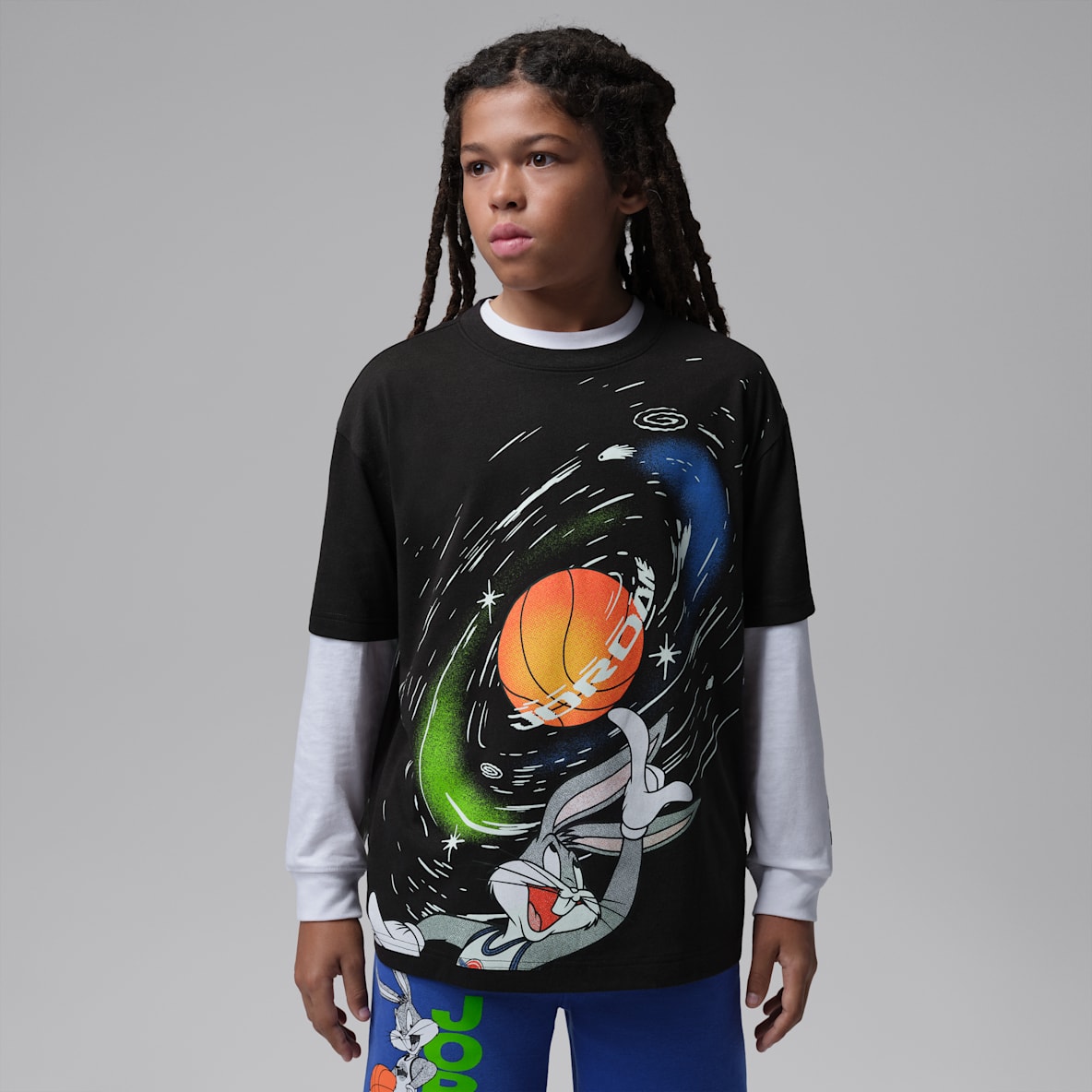 Jordan Big Kids' Space Jam 30 Ball Spin T-Shirt