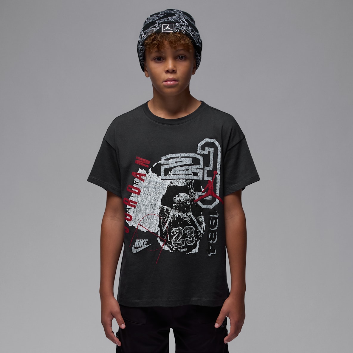 Jordan Jordan Playera '84 Scrapbook para niños talla grande