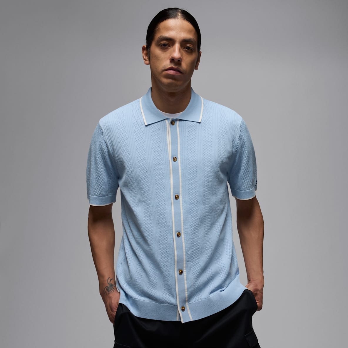 Jordan Sport Jordan Sport Men’s Knit Button-Down Golf Top