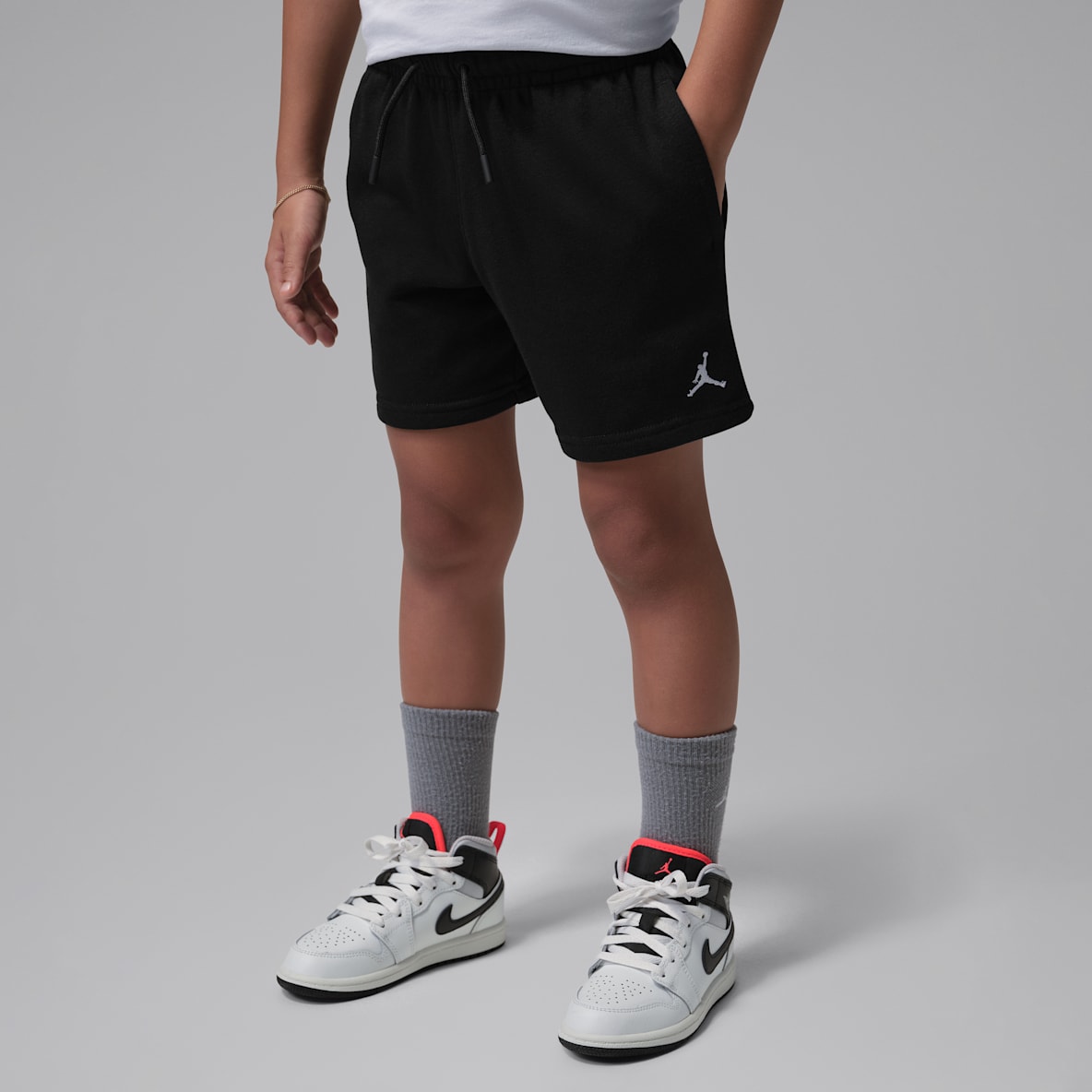 Jordan Brooklyn French Terry Shorts para niños talla pequeña