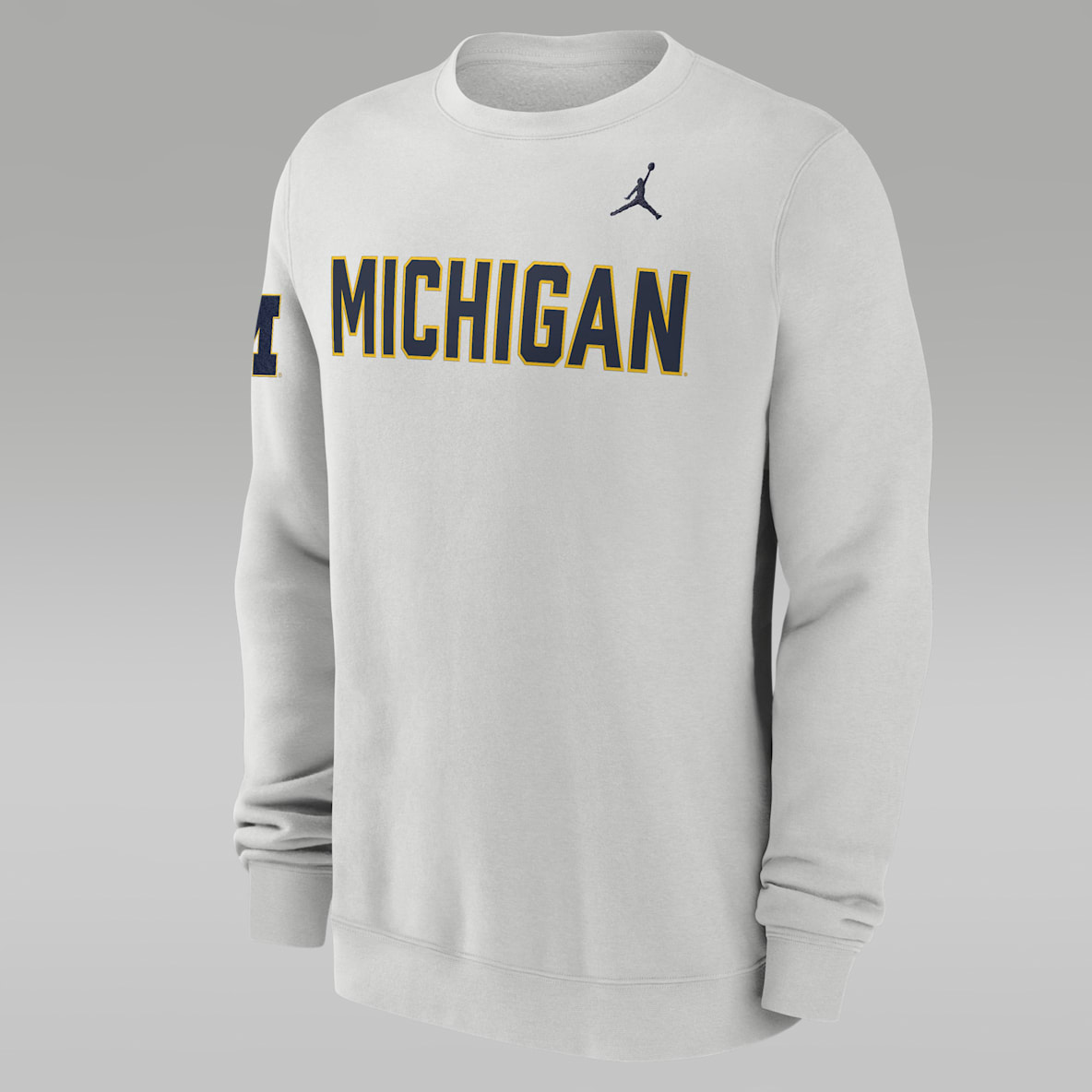 Michigan Sideline Club Men's Jordan Brand College Pullover Crew