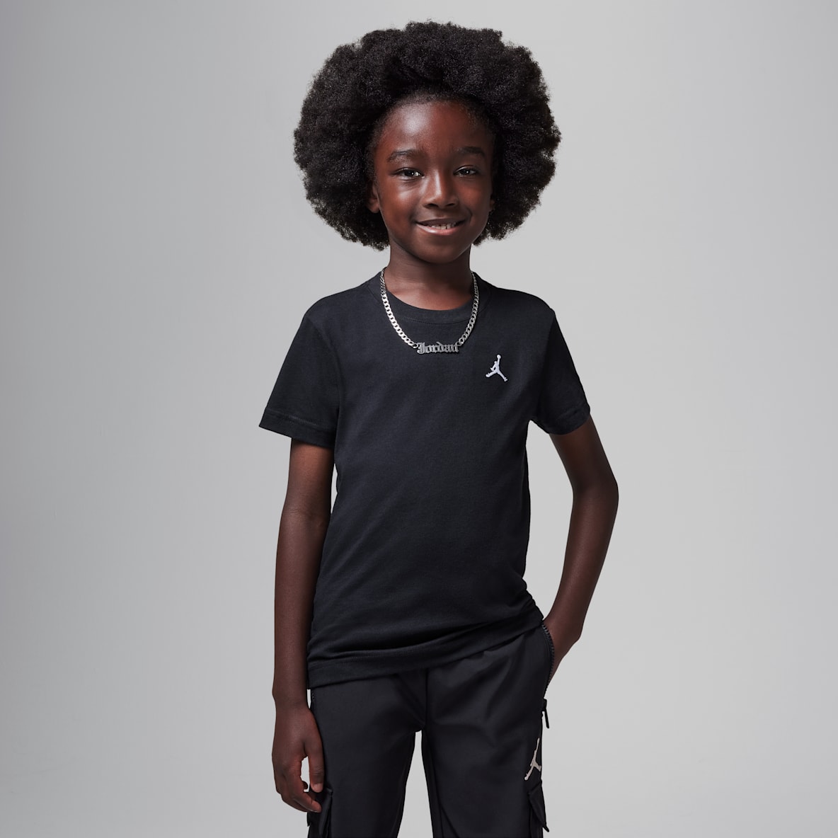Jordan Playera bordada Jumpman Air para niños talla pequeña