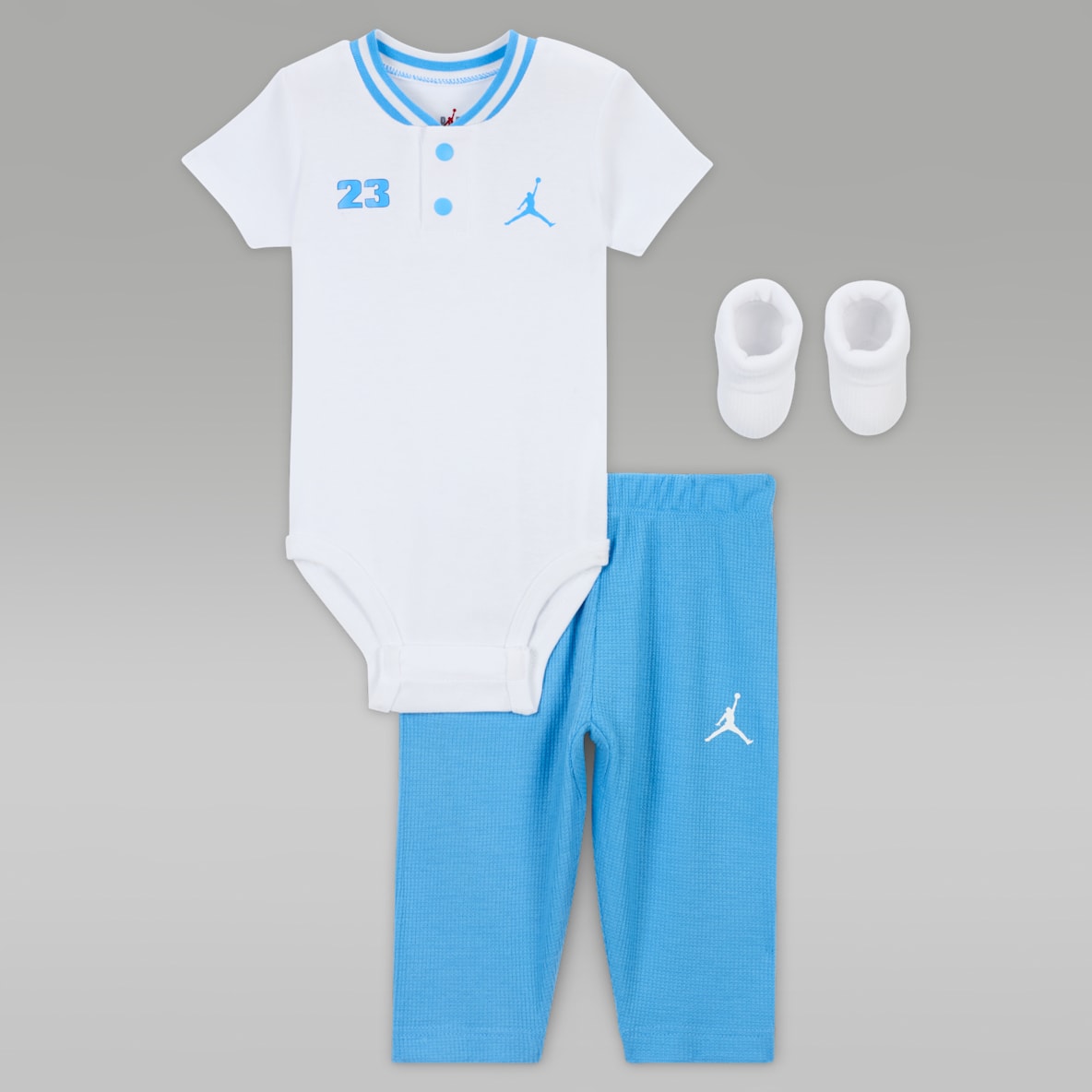 Jordan Baby Jersey Henley 3-Piece Set