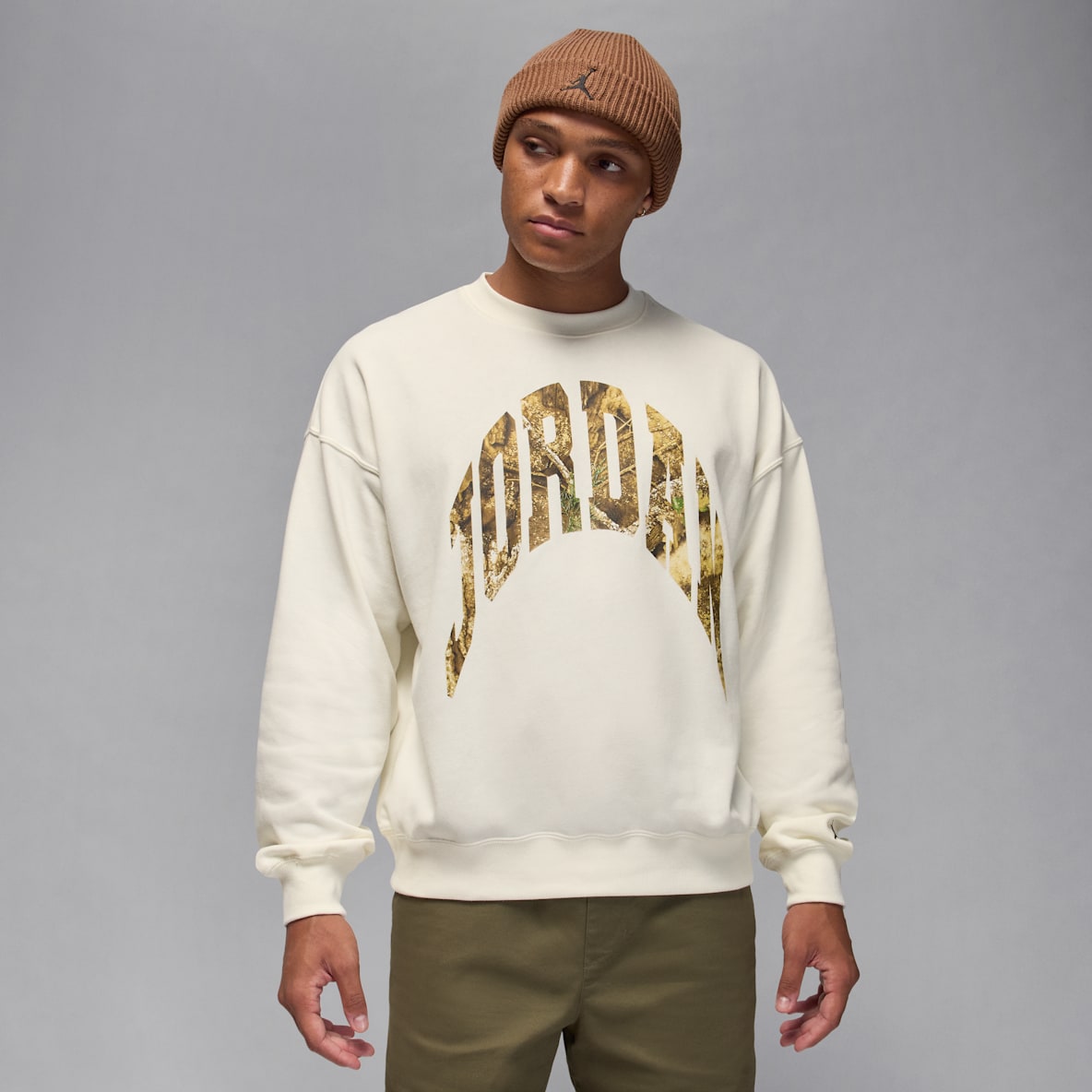 Jordan Brooklyn Jordan Brooklyn Men's French Terry Realtree Crew-Neck Sweatshirt