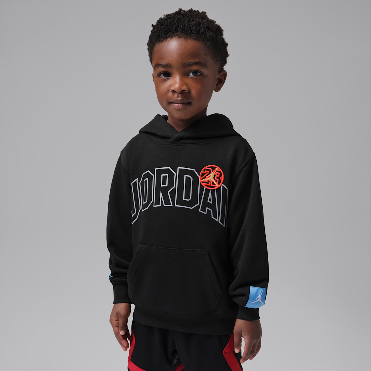 Jordan Sudadera con gorro sin cierre de French Terry Dynasty para niños talla pequeña