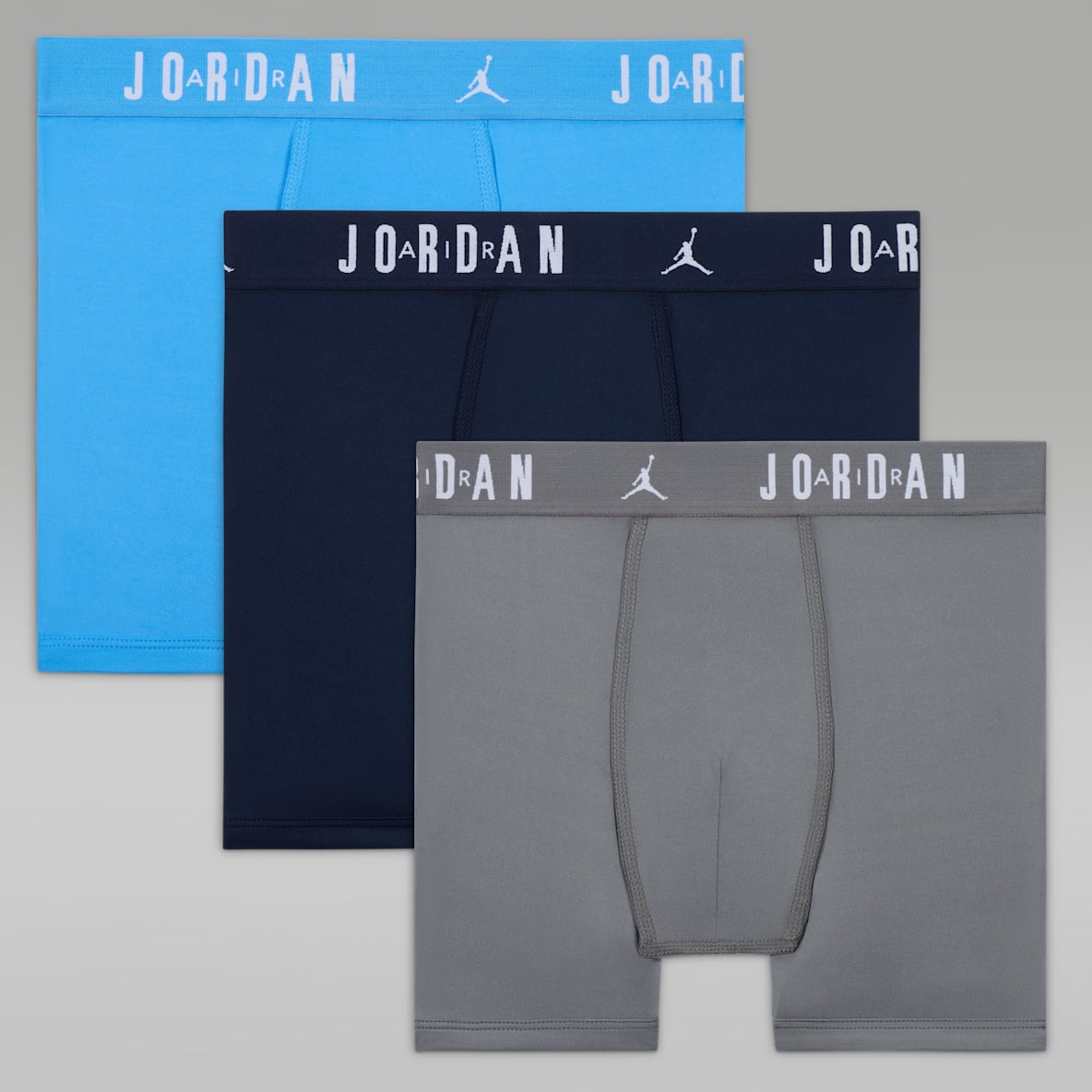 Jordan Dri-FIT Jordan Dri-FIT Big Kids' Flight Poly Boxer Briefs (3-Pack)