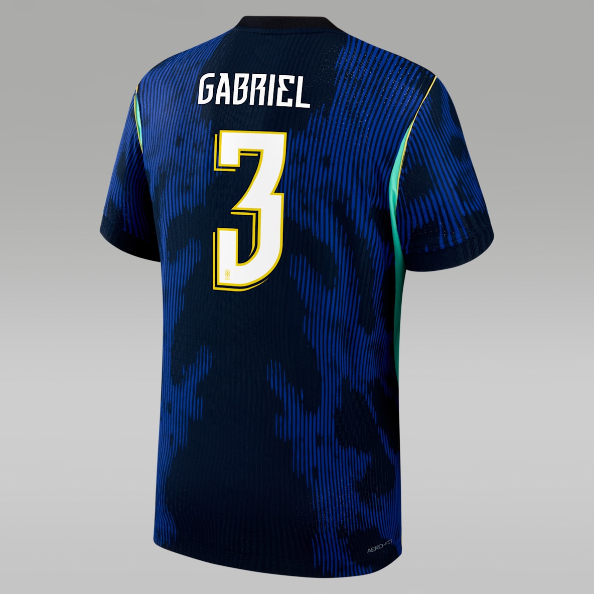 Gabriel Magalhães Brazil National Team 2026 Match Away Men's Nike Dri-FIT ADV Soccer Jersey