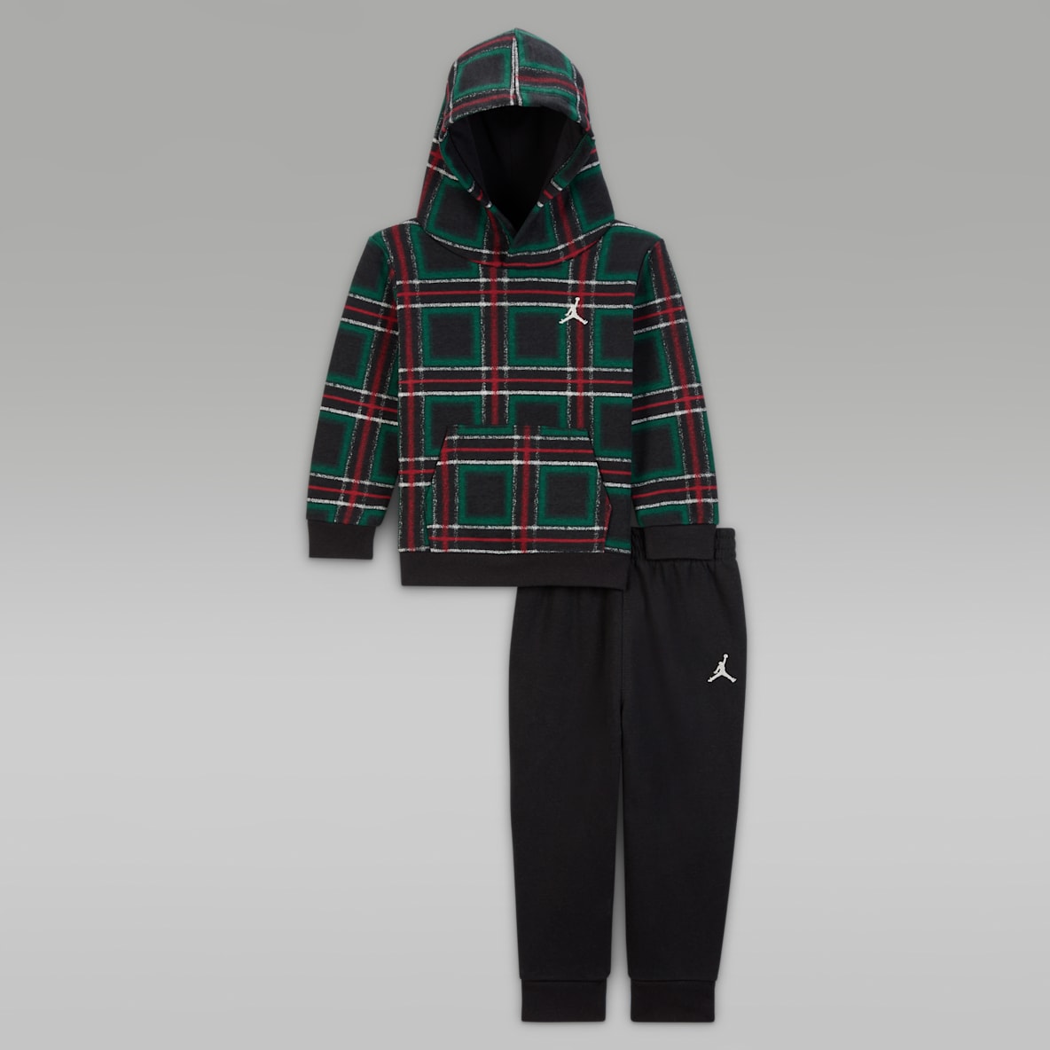 Jordan Brooklyn Essentials Jordan Brooklyn Essentials Conjunto de sudadera con gorro sin cierre para los días festivos de 2 piezas para bebé (12 a 24 meses)