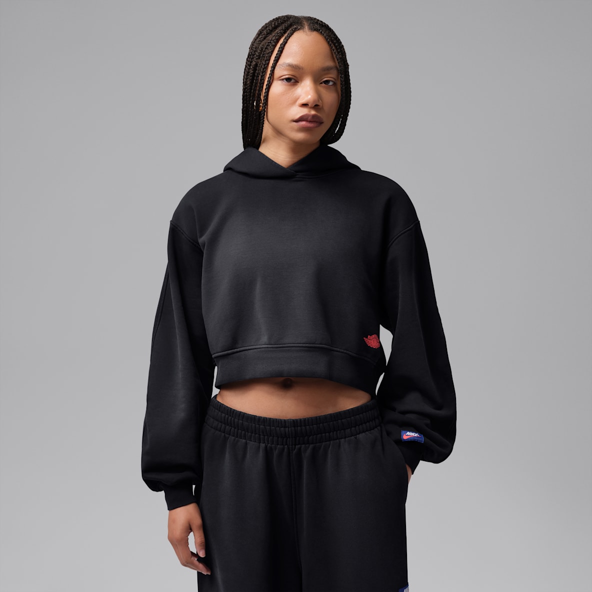 Jordan Flight Fleece Women's Mid Layer Cropped Hoodie