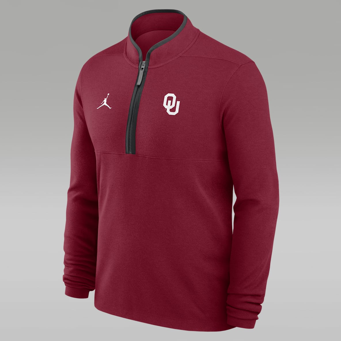 Oklahoma Victory Oklahoma Victory Men's Jordan Brand Dri-FIT College 1/2-Zip Long-Sleeve Top