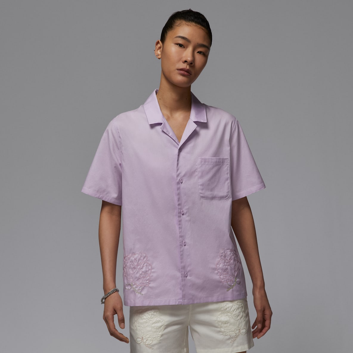 ジョーダン ウィメンズ ショートスリーブ ウーブン トップ