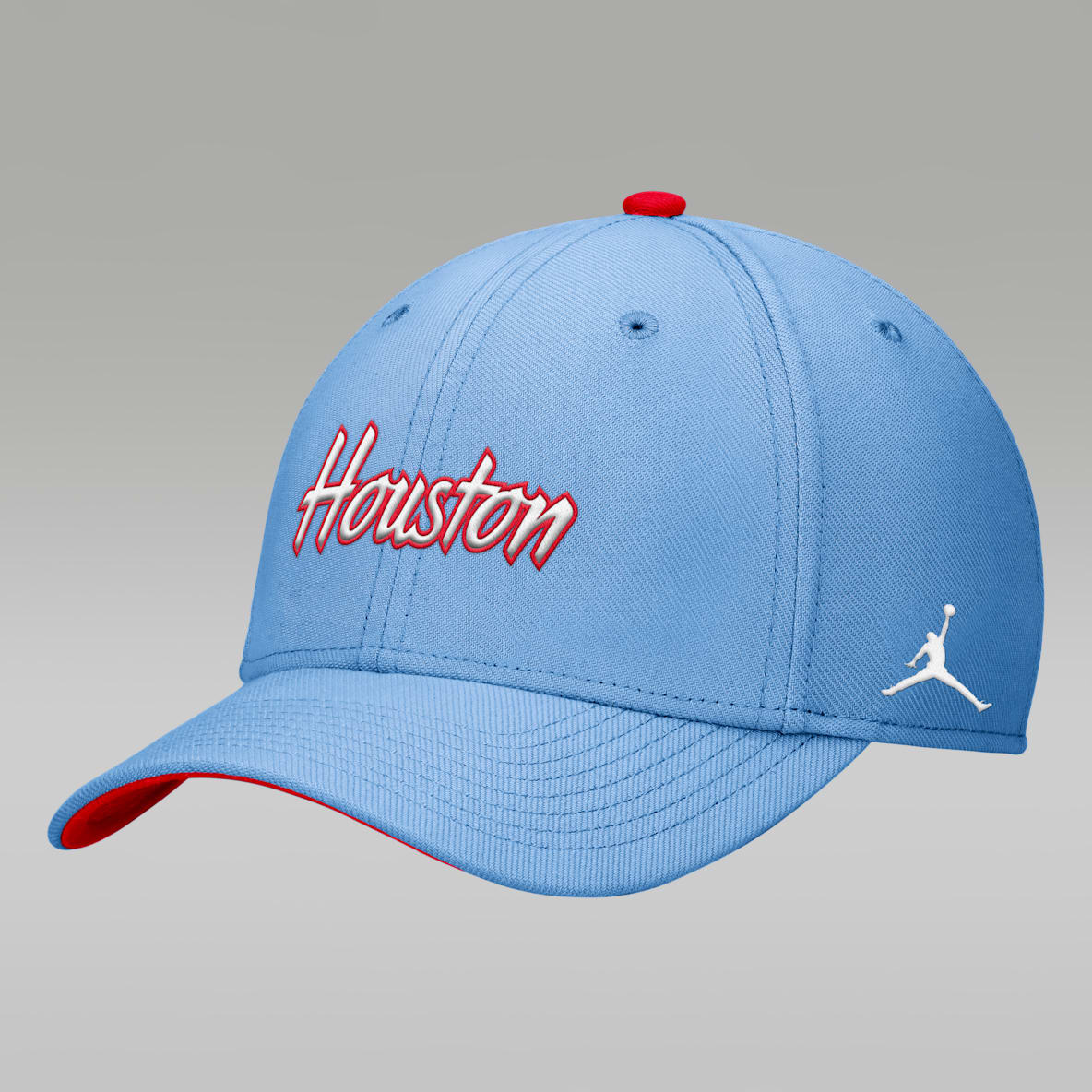 Houston Blue Out Rise Swoosh Men's Jordan Brand Dri-FIT College Hat