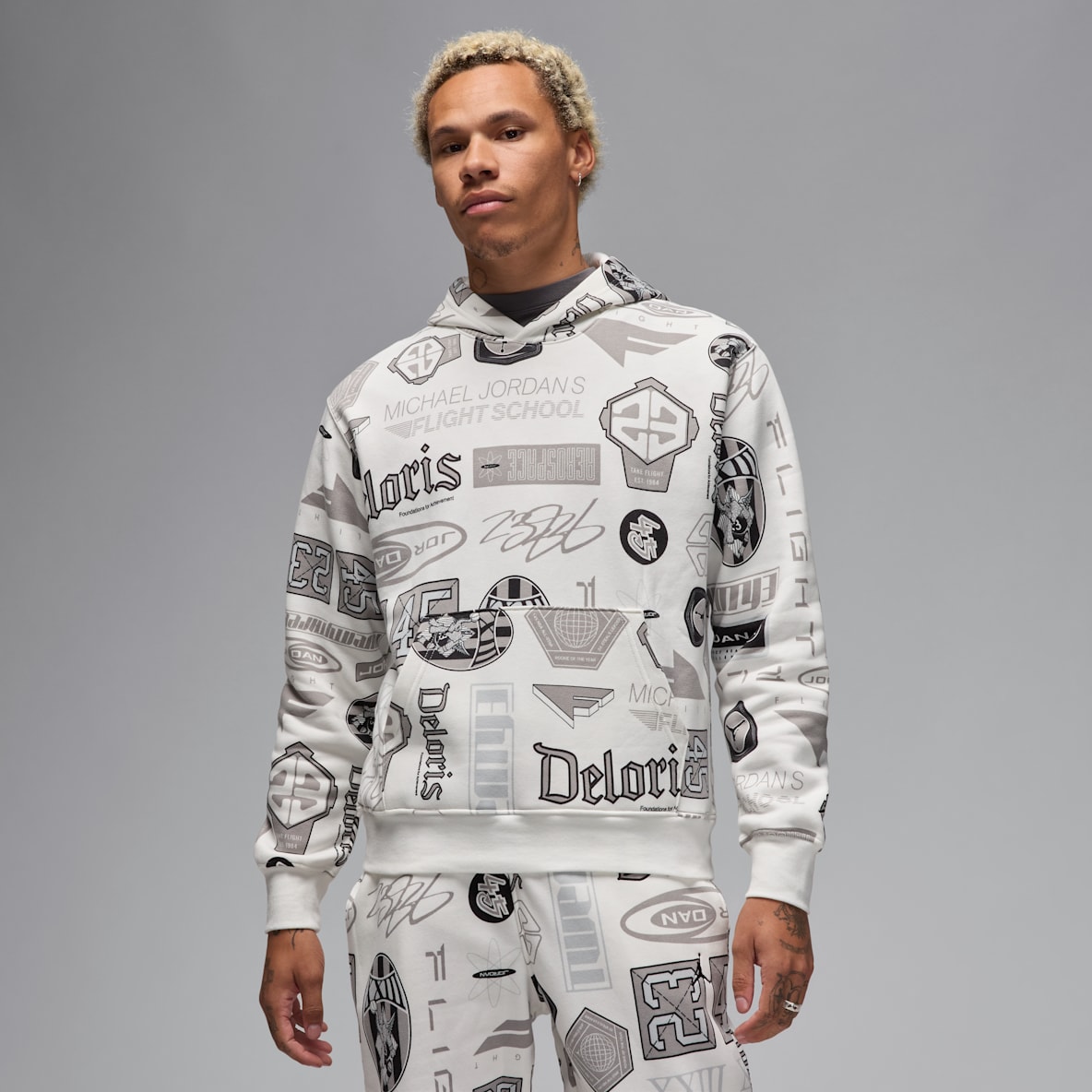 Jordan Essentials Jordan Essentials Men's Printed Fleece Pullover Hoodie