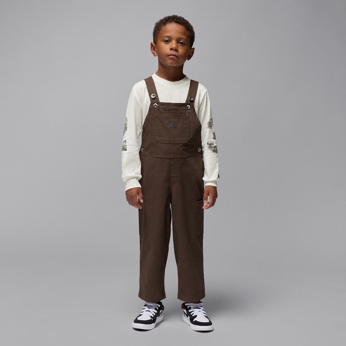 Jordan MVP Jordan MVP Conjunto de 2 piezas con overoles para niños talla pequeña
