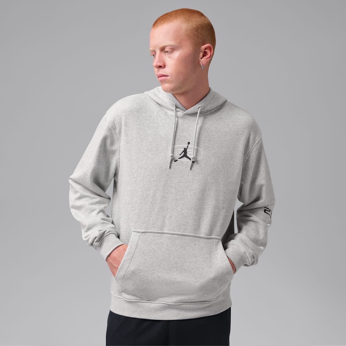 Jordan Sport Crossover Sudadera con gorro sin cierre Dri-FIT de tejido Fleece para hombre