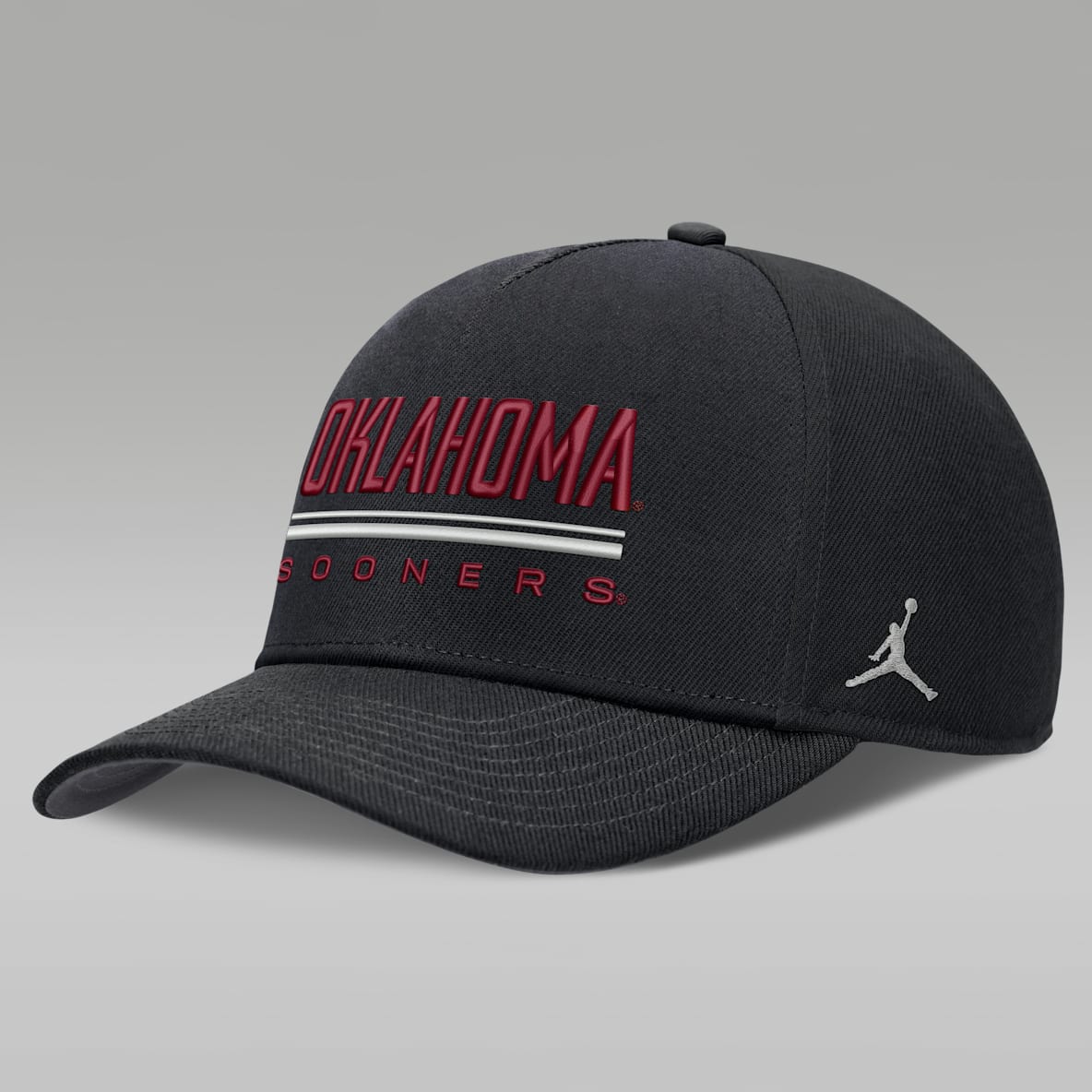 Oklahoma Sideline Practice Rise Men's Jordan Brand Dri-FIT College Adjustable Hat