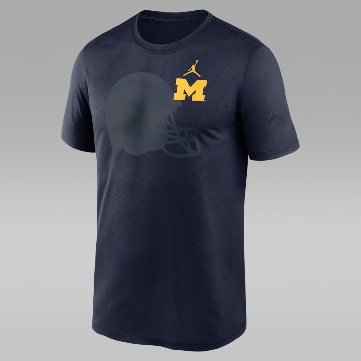 Michigan Campus Legend Shadow Logo Men's Nike Dri-FIT College T-Shirt