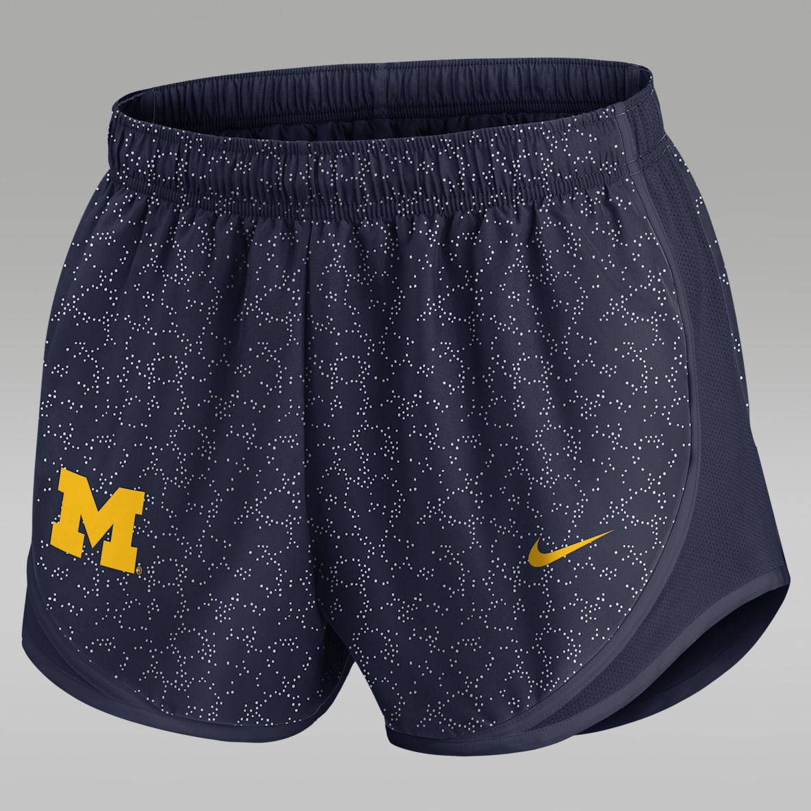 Michigan Pattern Tempo Women's Nike College Dri-FIT Shorts