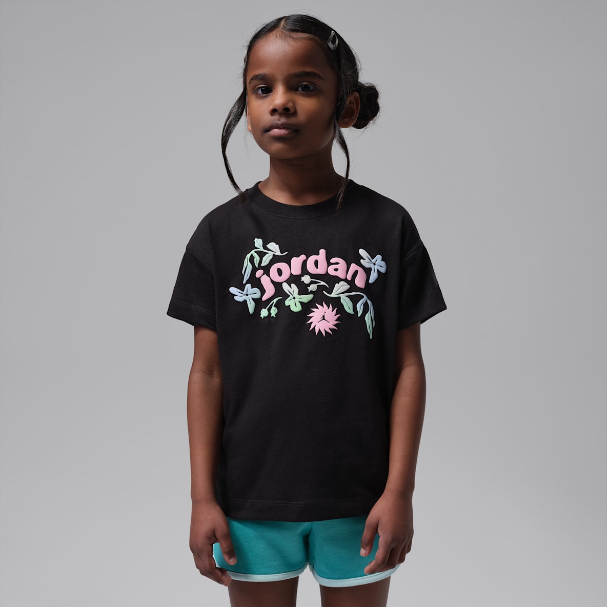 Jordan Little Kids' Puff Floral T-Shirt