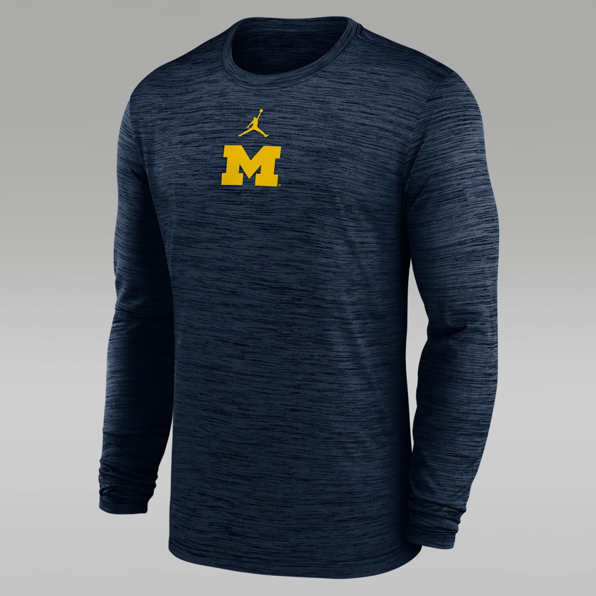 Michigan Sideline Velocity Michigan Sideline Velocity Men's Jordan Brand Dri-FIT College Long-Sleeve T-Shirt