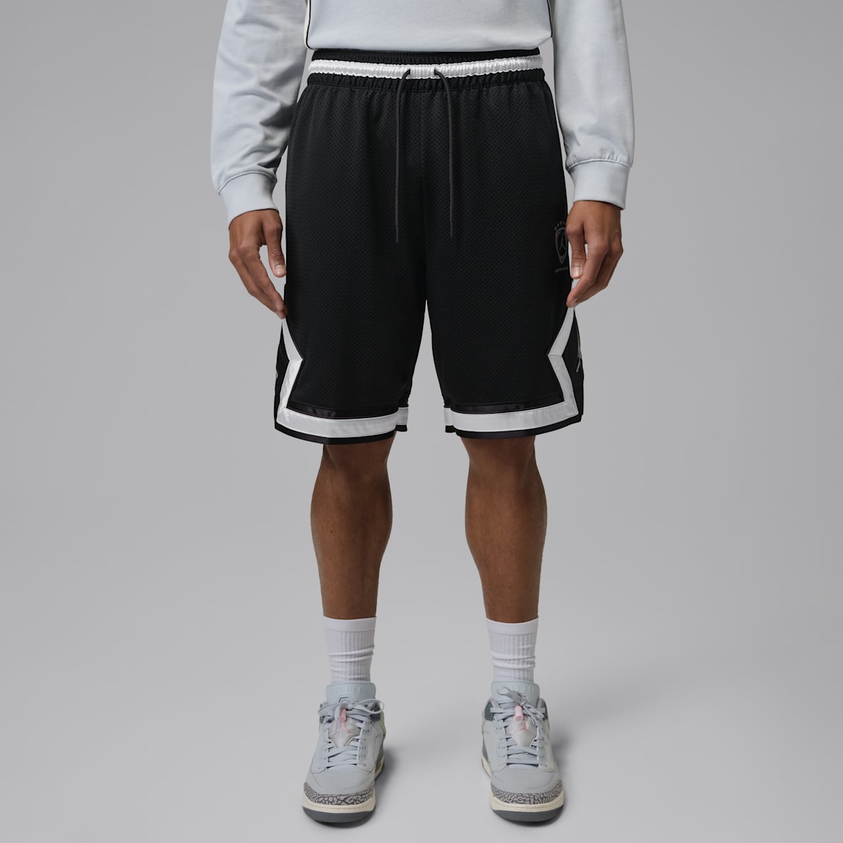 조던 브루클린 남성 다이아몬드 메쉬 쇼츠