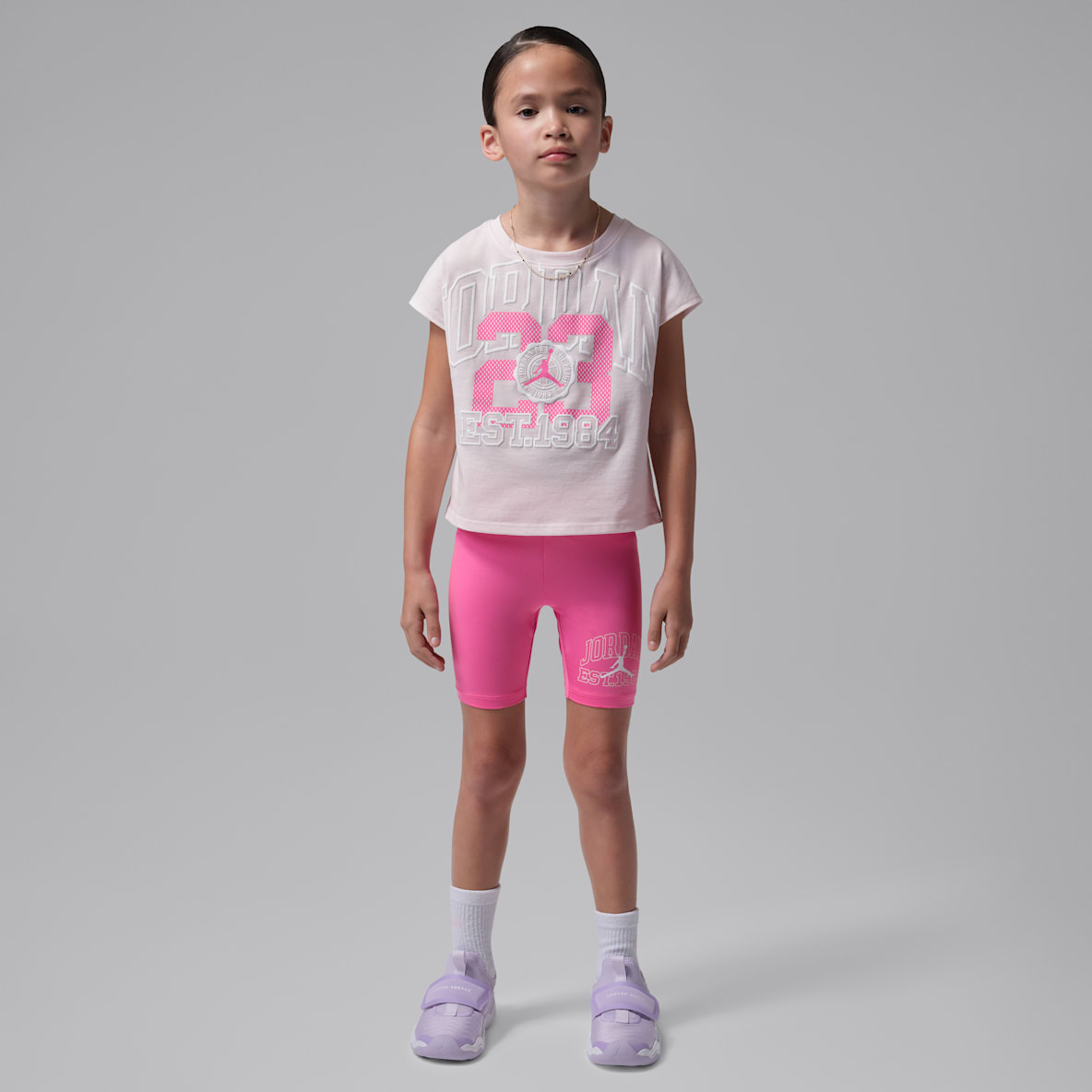 Jordan Little Kids' Boxy T-Shirt and Bike Shorts Set