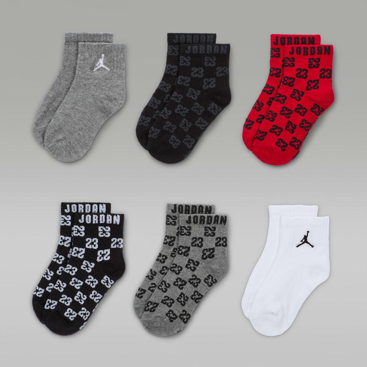 Jordan Jordan Calcetines para bebé e infantil (6 pares)