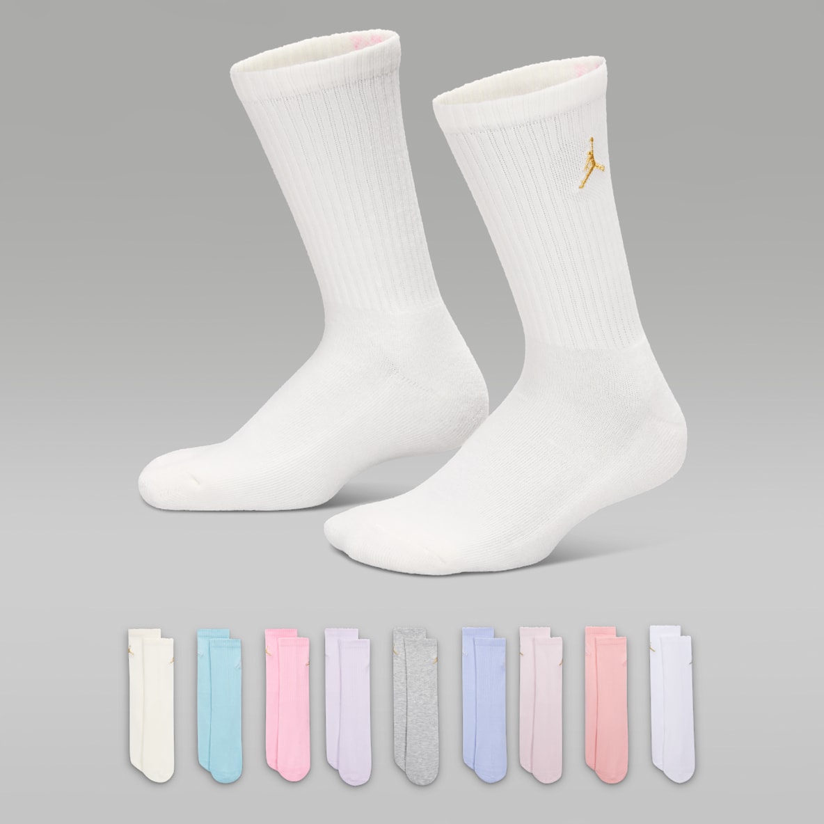 Jordan Big Kids' Holiday Crew Gift Box (9 Pairs)