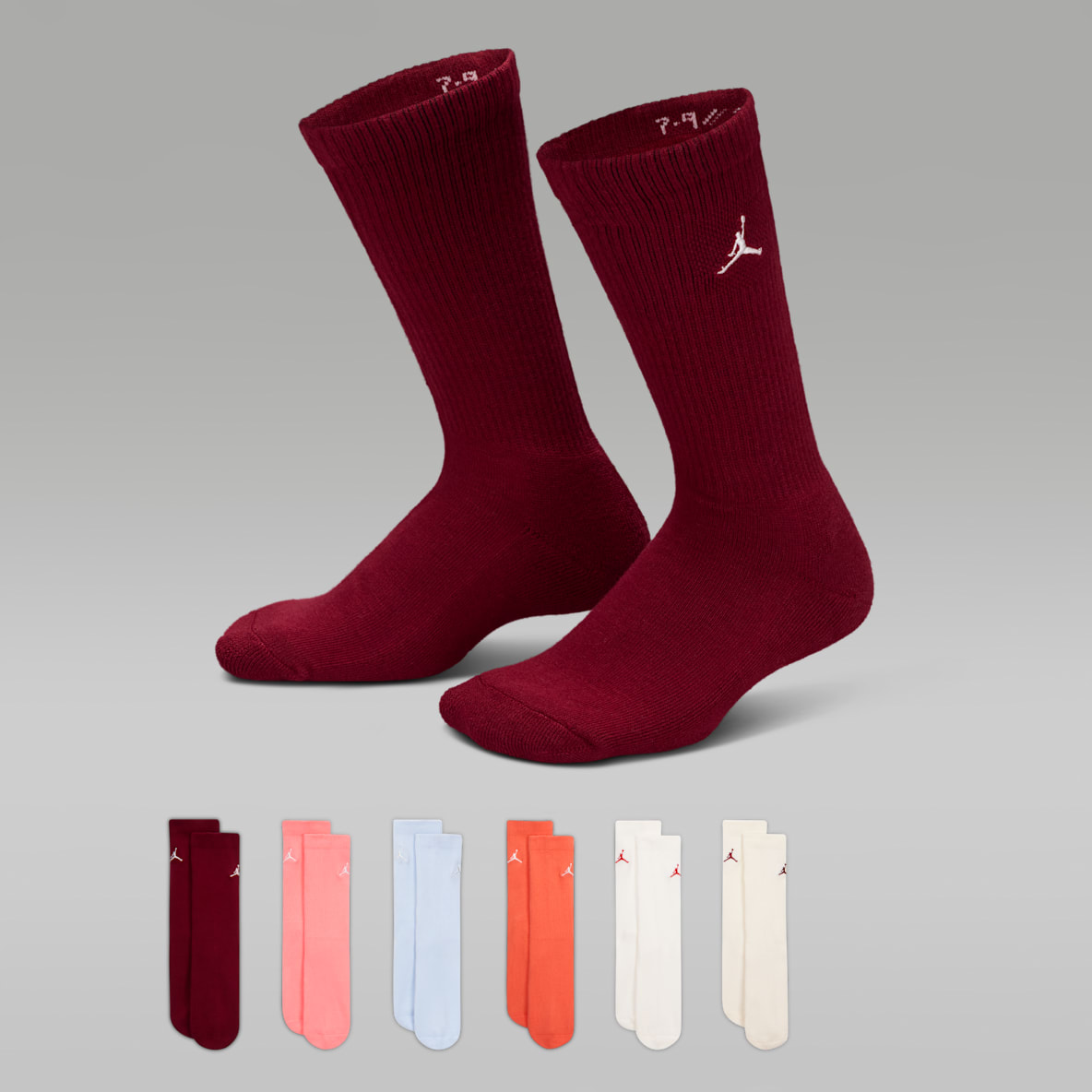 Jordan Everyday Essentials Jordan Everyday Essentials Big Kids' Crew Socks (6 Pairs)