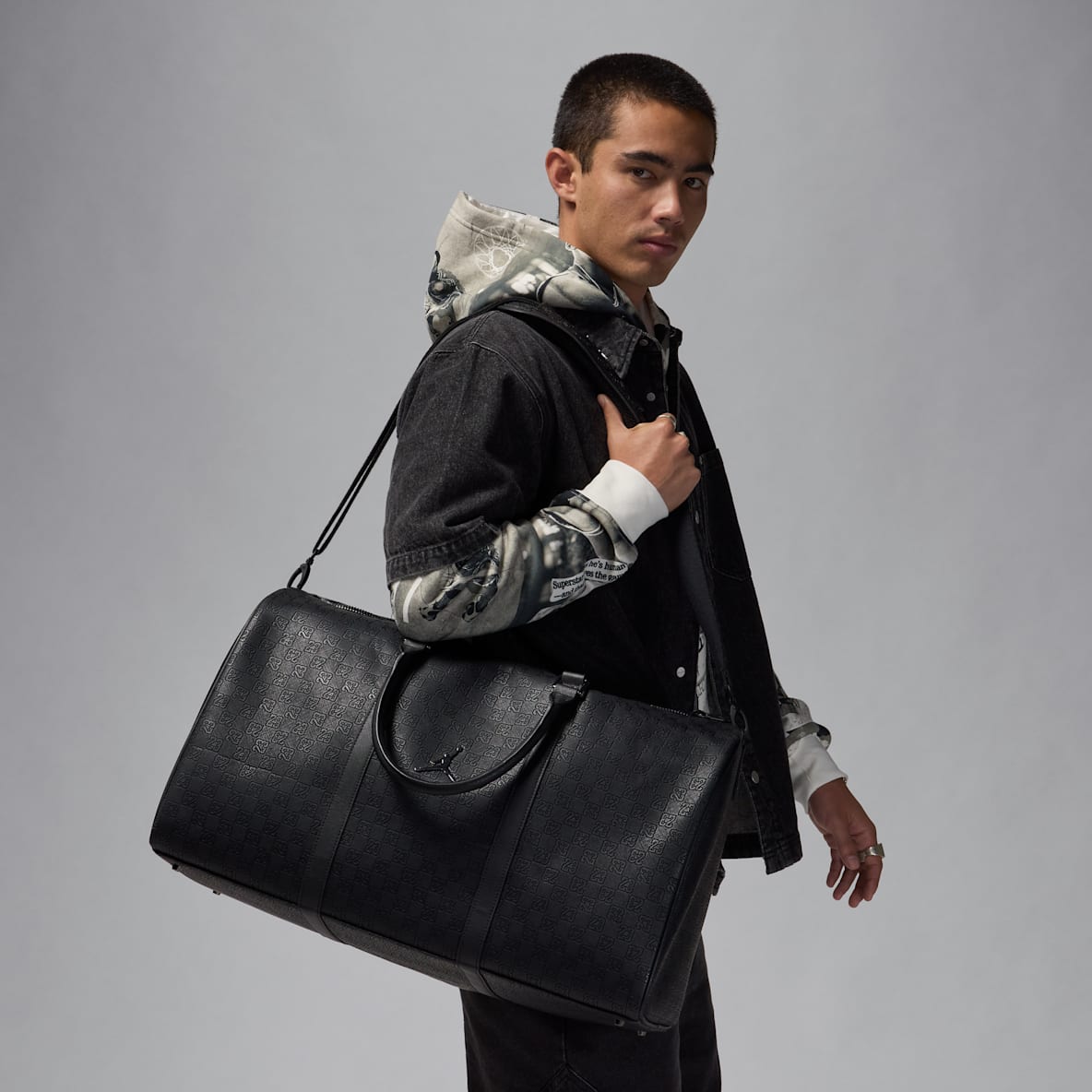 Jordan Maleta duffel con monograma (40 L)