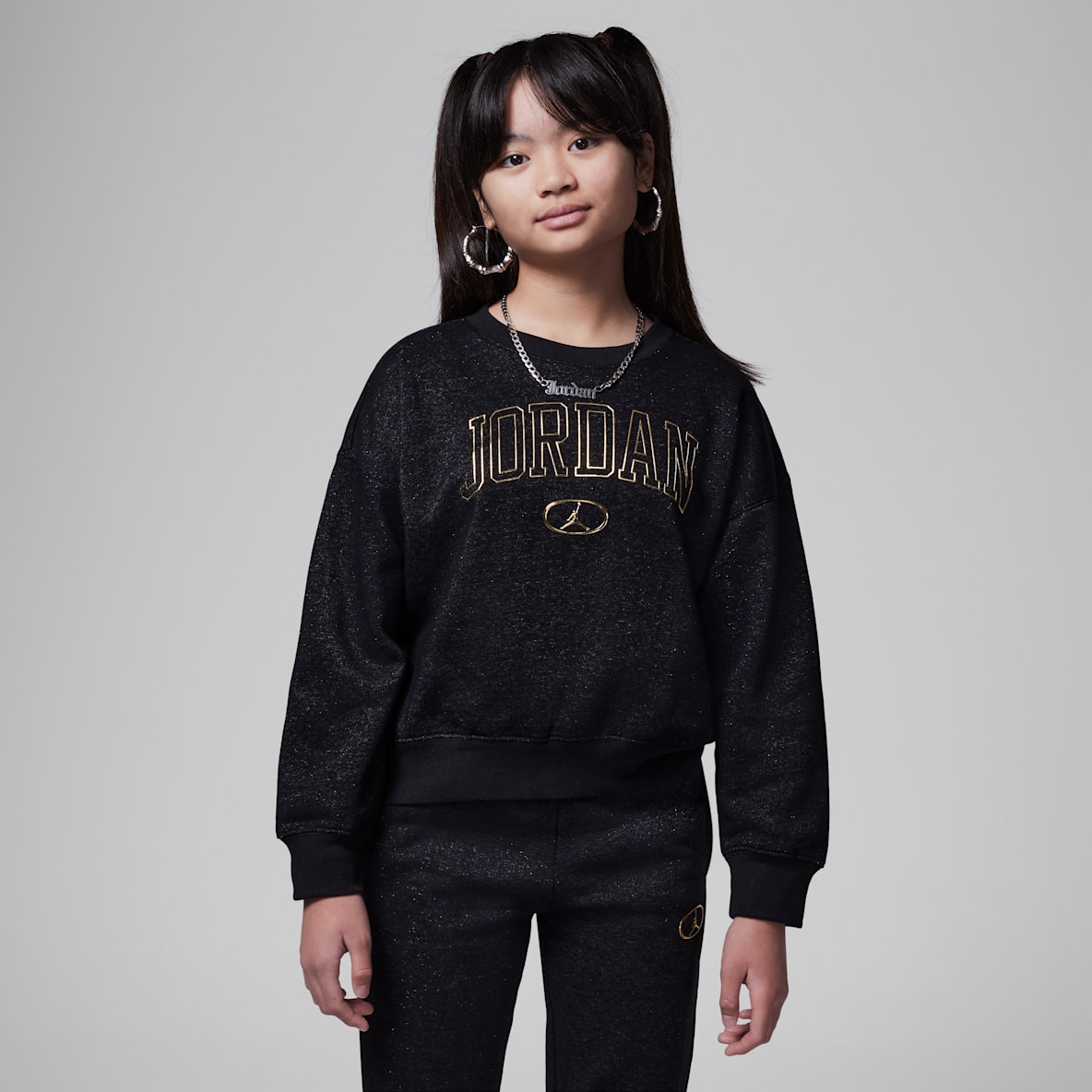 Jordan Jordan Big Kids' 1st Baby Blue Crew Top