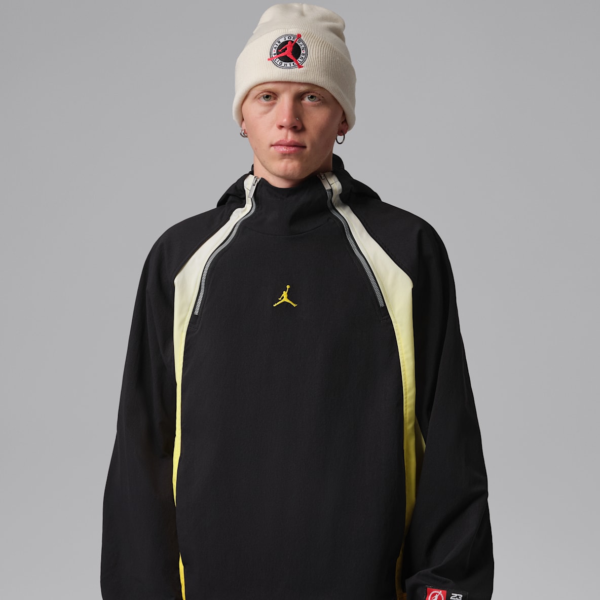 Jordan Flight Lichte herenhoodie met halflange rits